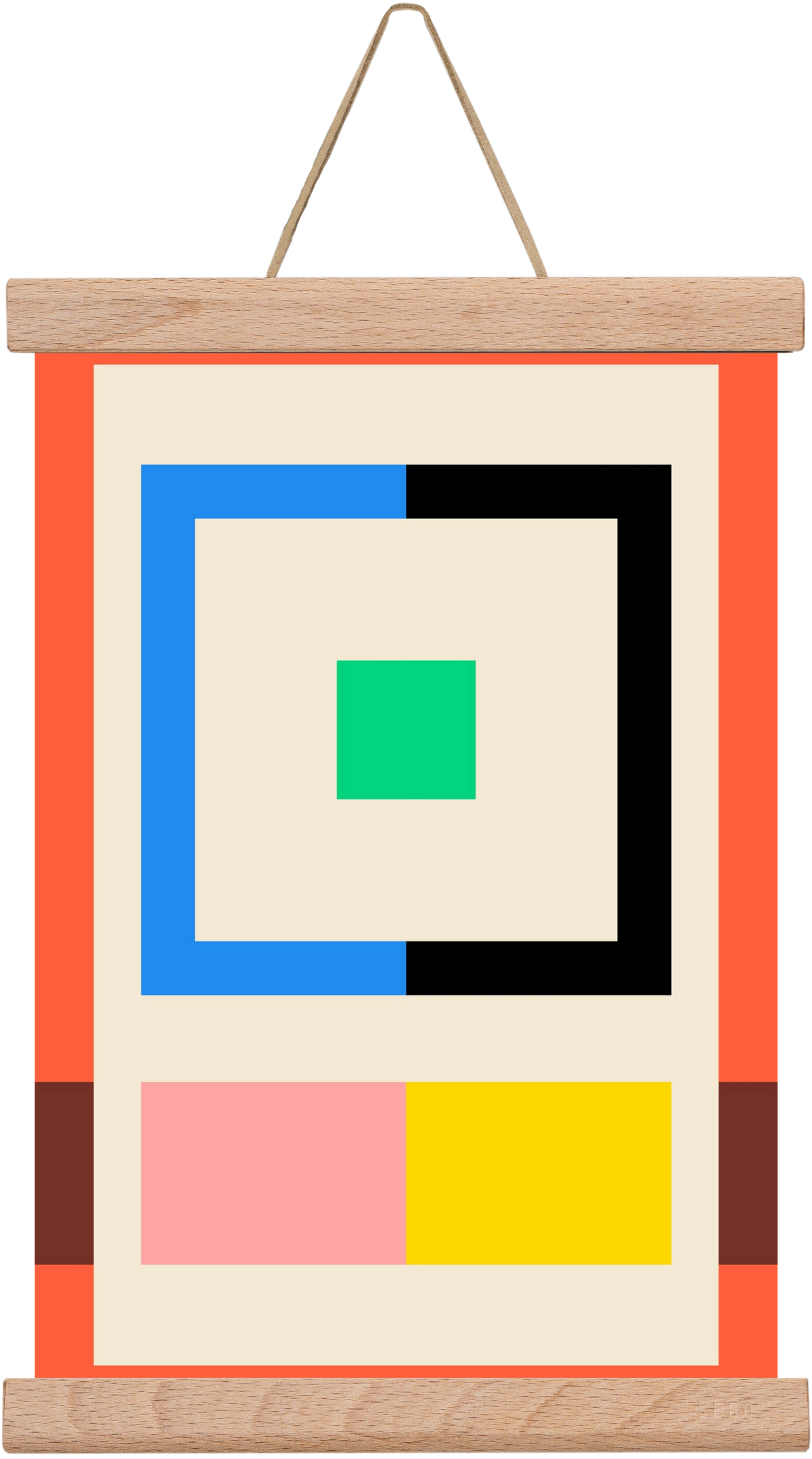 Halves, 20x30 cm (20x30 cm), Tölgy akasztó