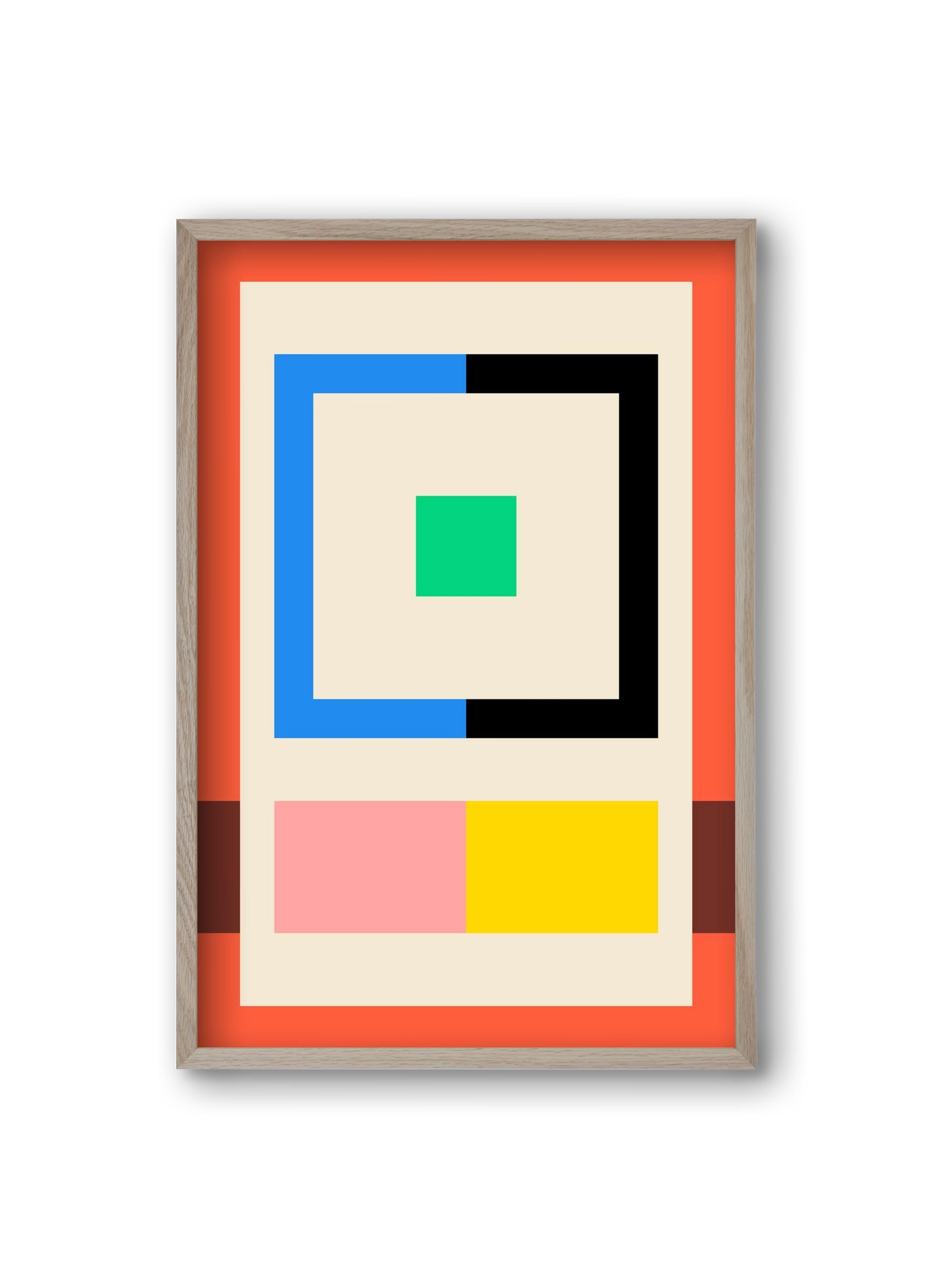 Halves, 20x30 cm (20x30 cm), Tölgy keret