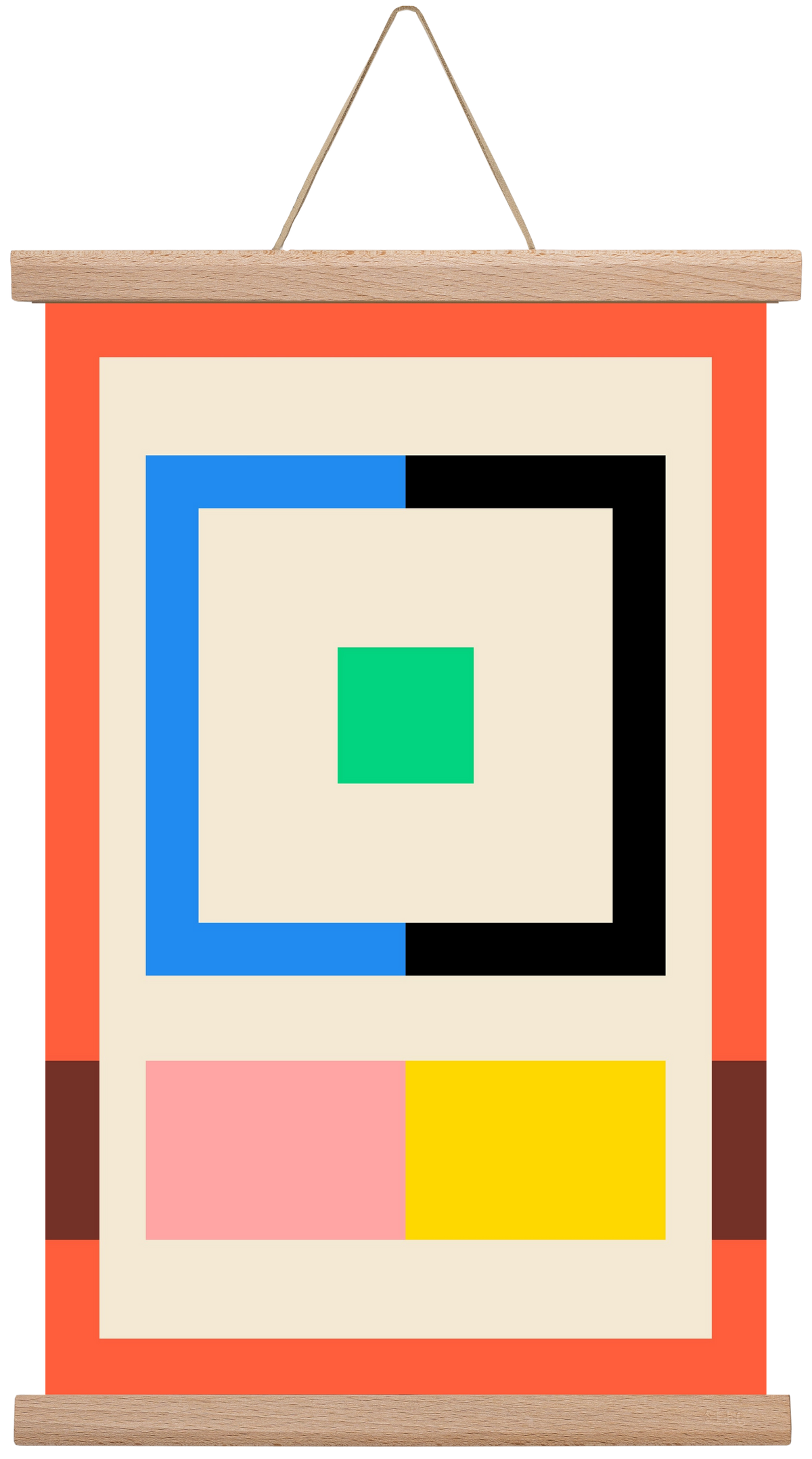 Halves, 30x45 cm (30x45 cm), Tölgy akasztó