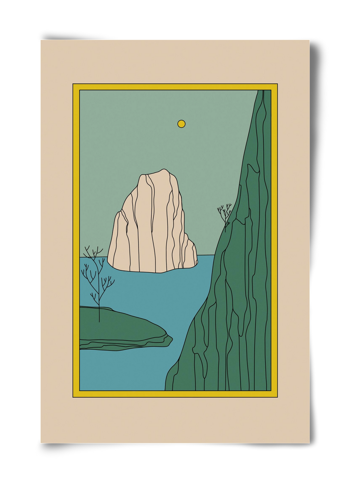 HERE, 40x60 cm, Keret nélkül