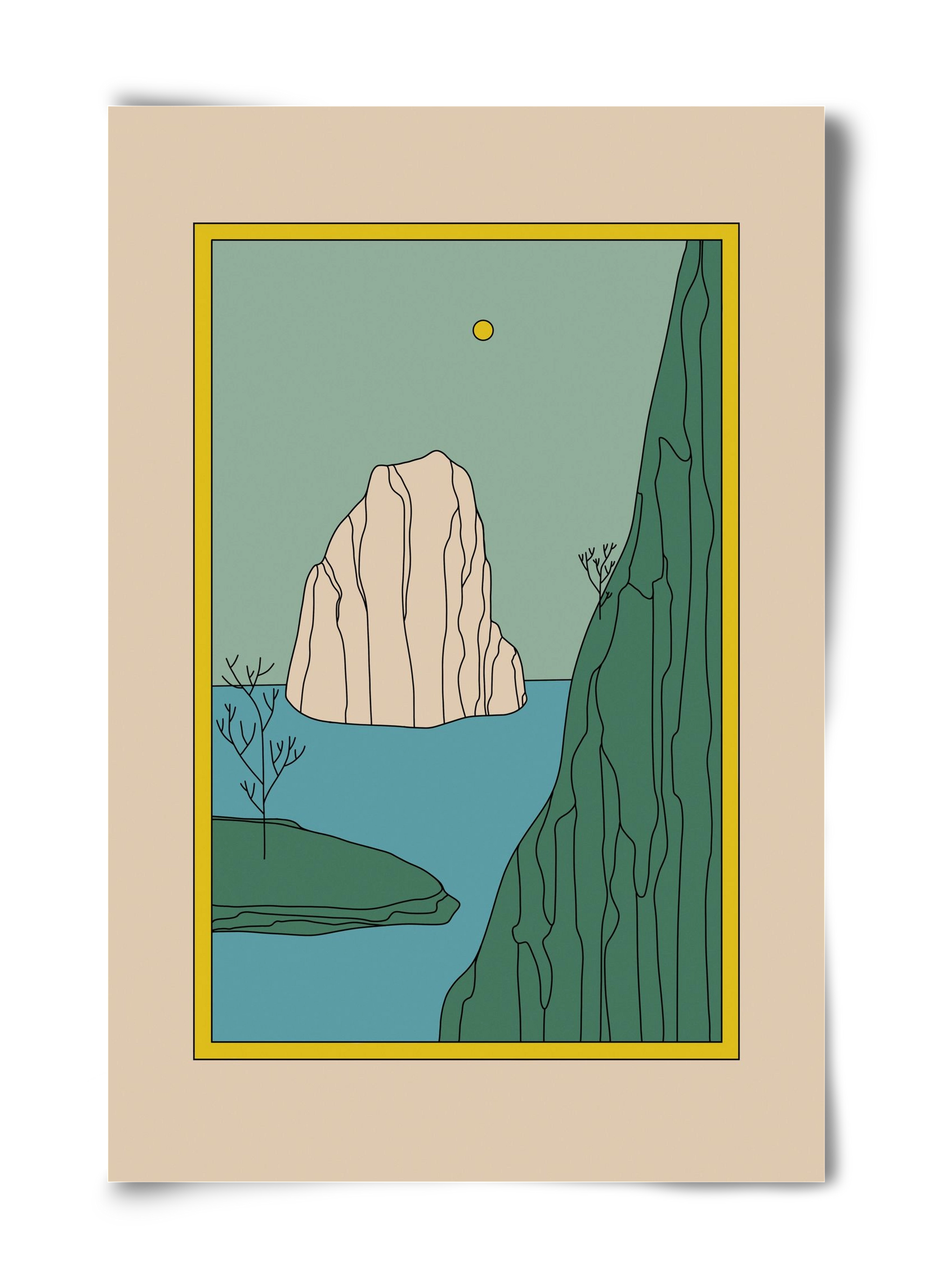 HERE, 40x60 cm, Keret nélkül