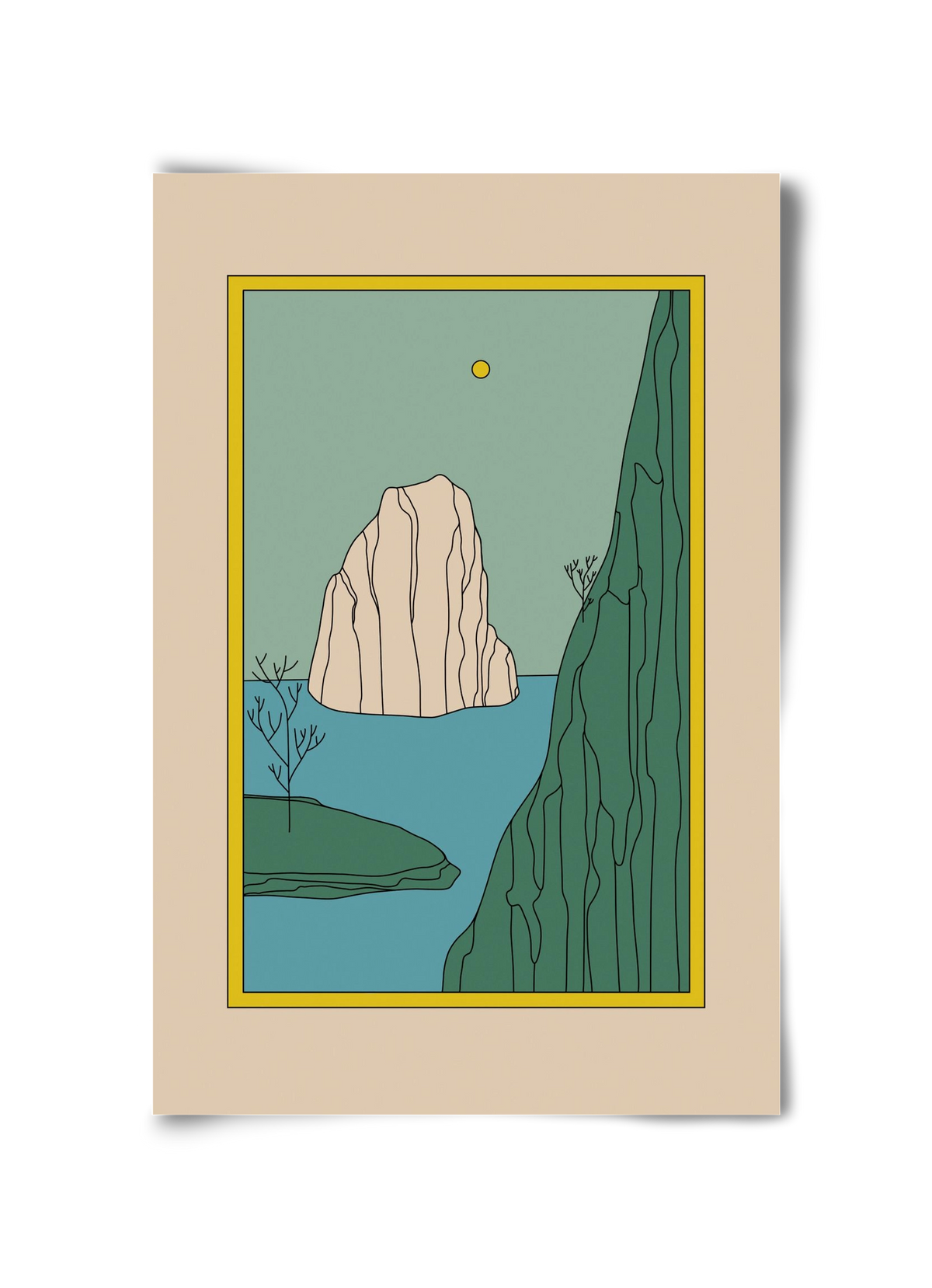 HERE, 30x45 cm, Keret nélkül