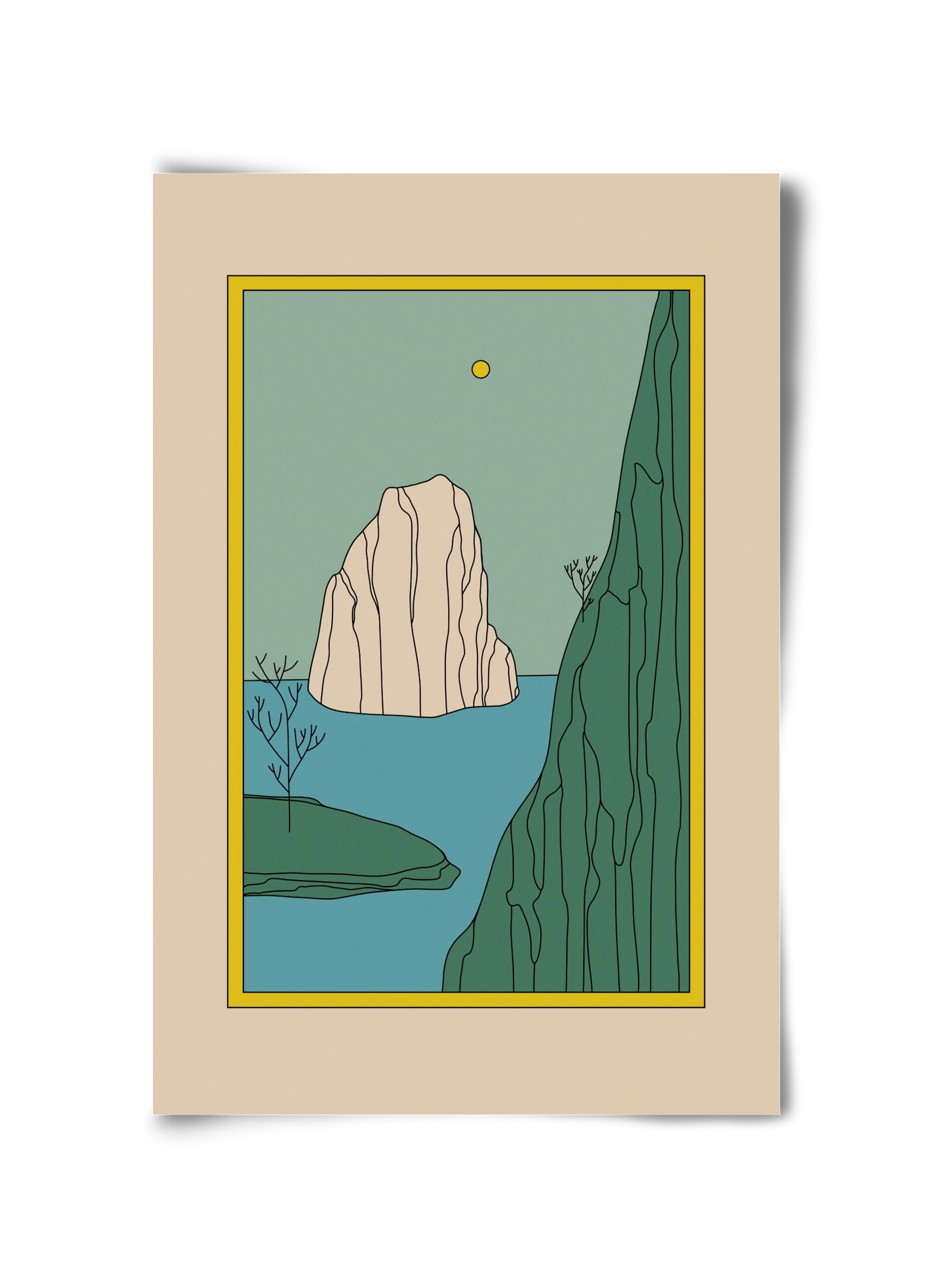 HERE, 30x45 cm, Keret nélkül