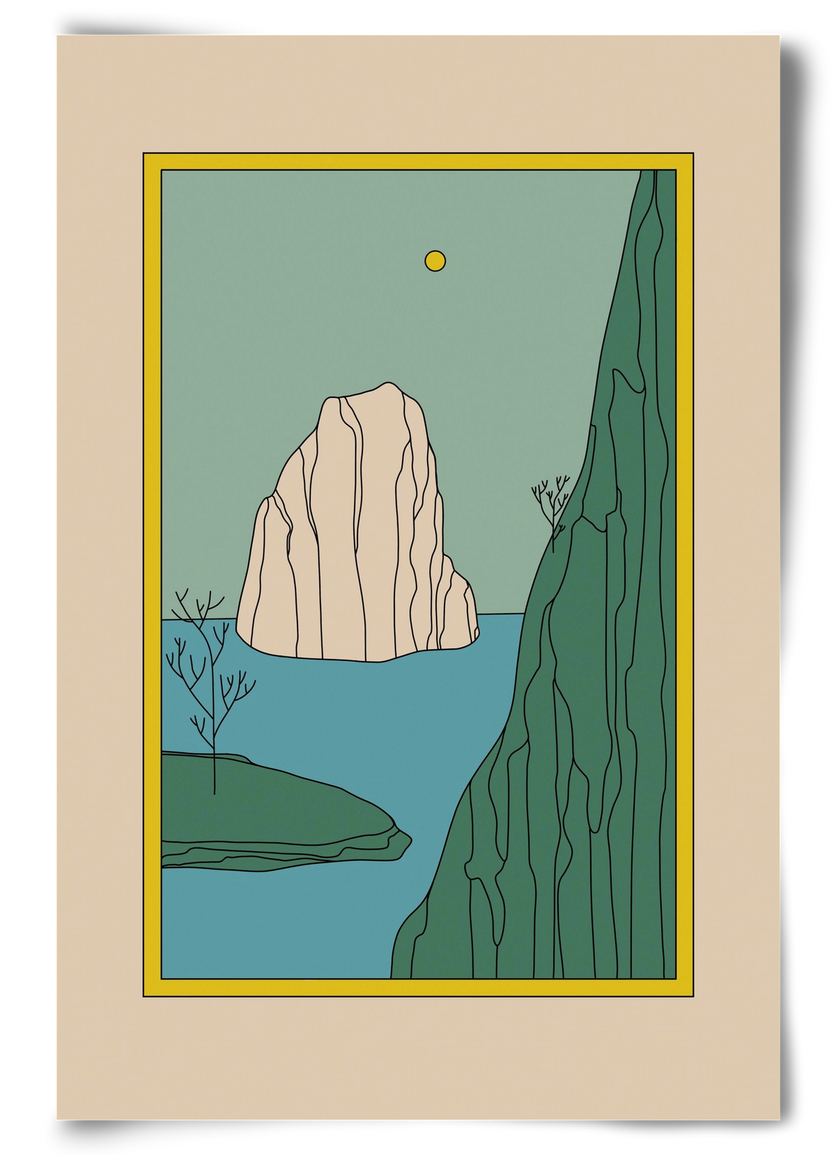 HERE, 60x90 cm, Keret nélkül