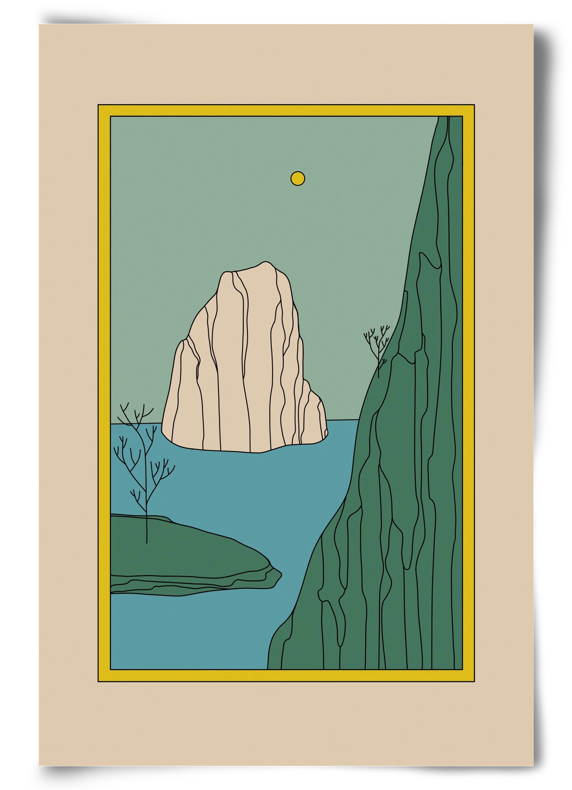 HERE, 60x90 cm, Keret nélkül