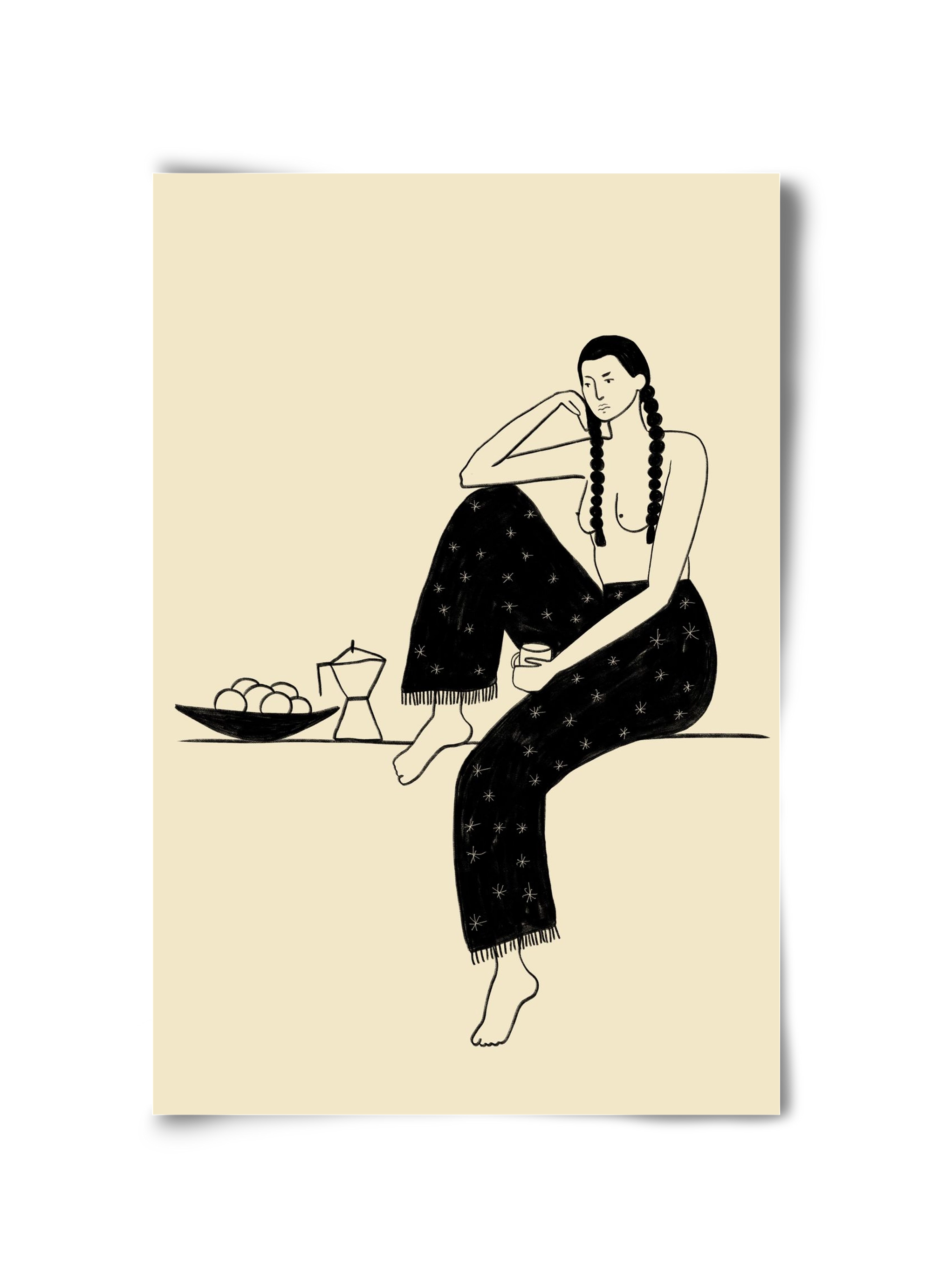 Morning, 30x45 cm, Keret nélkül