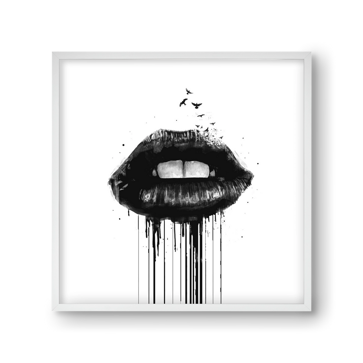 Dead love, 30x30 cm (30x30 cm), Fehér keret