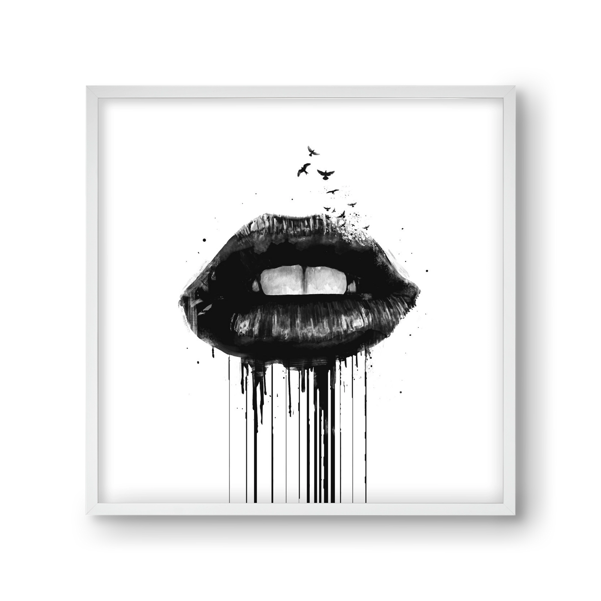 Dead love, 30x30 cm (30x30 cm), Fehér keret