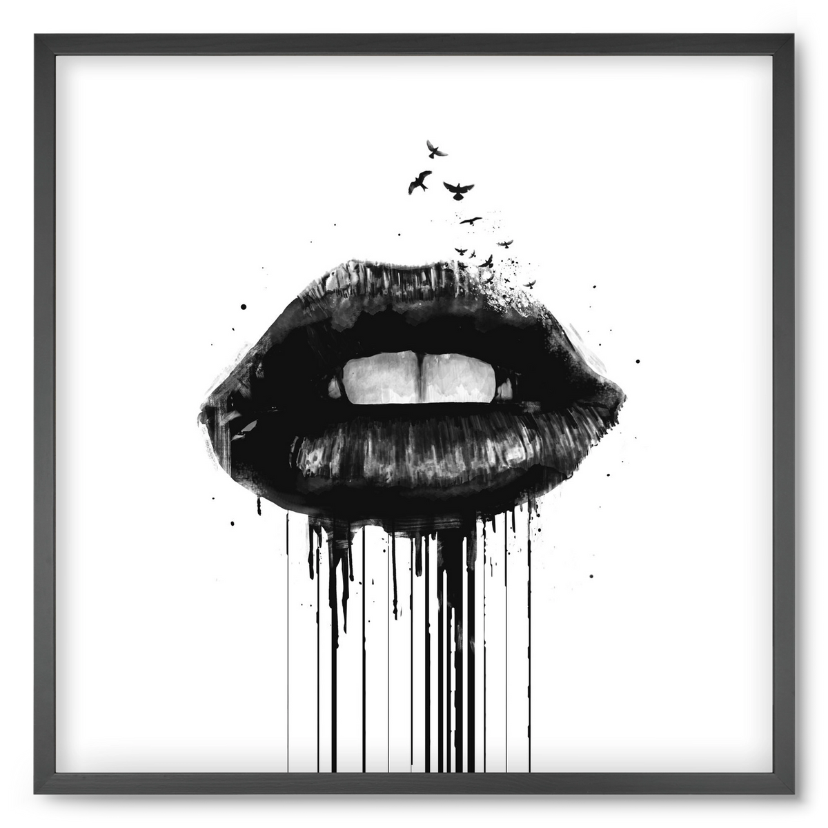 Dead love, 50x50 cm (50x50 cm), Fekete keret