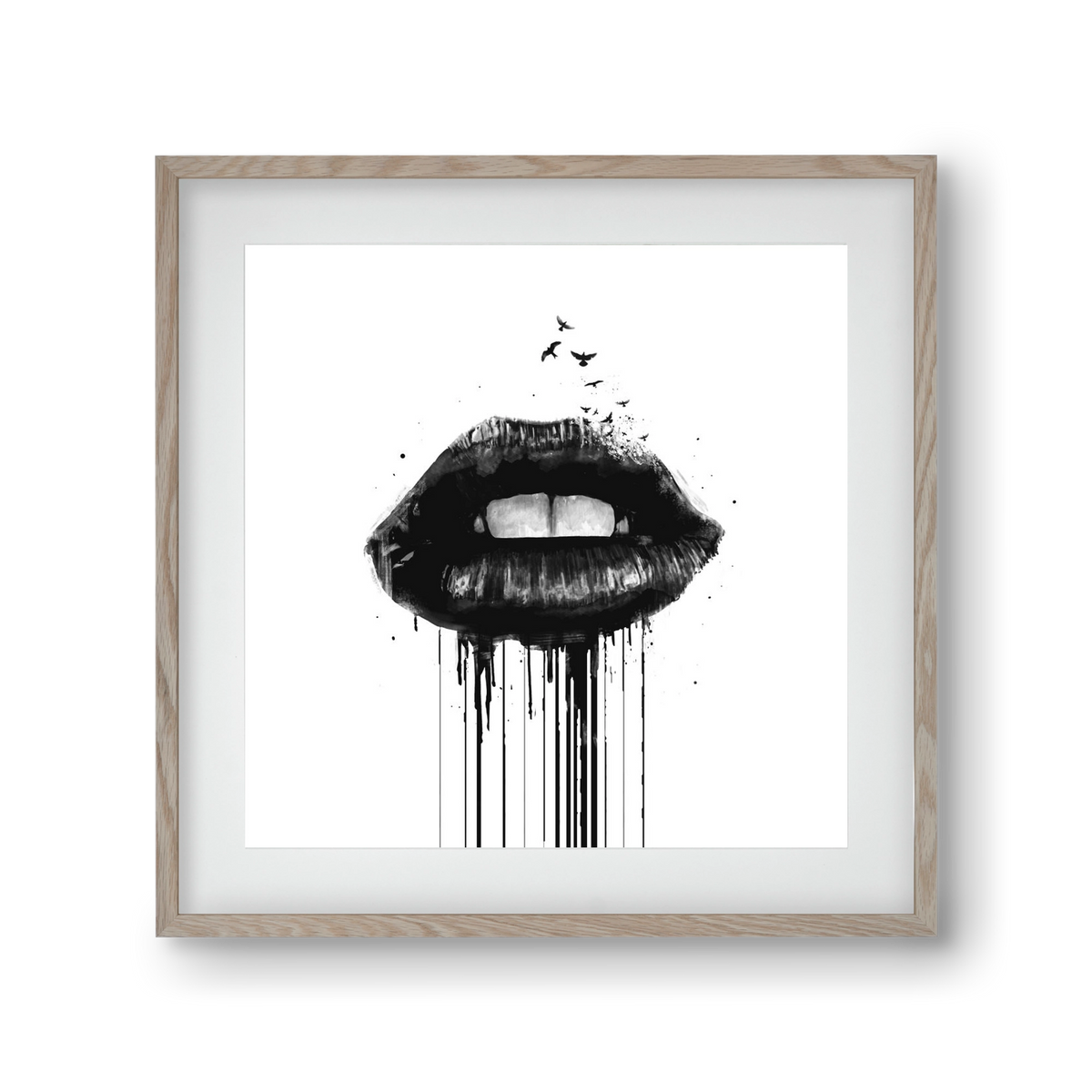 Dead love, 30x30 cm (20x20 cm), Tölgy keret, paszpartuval