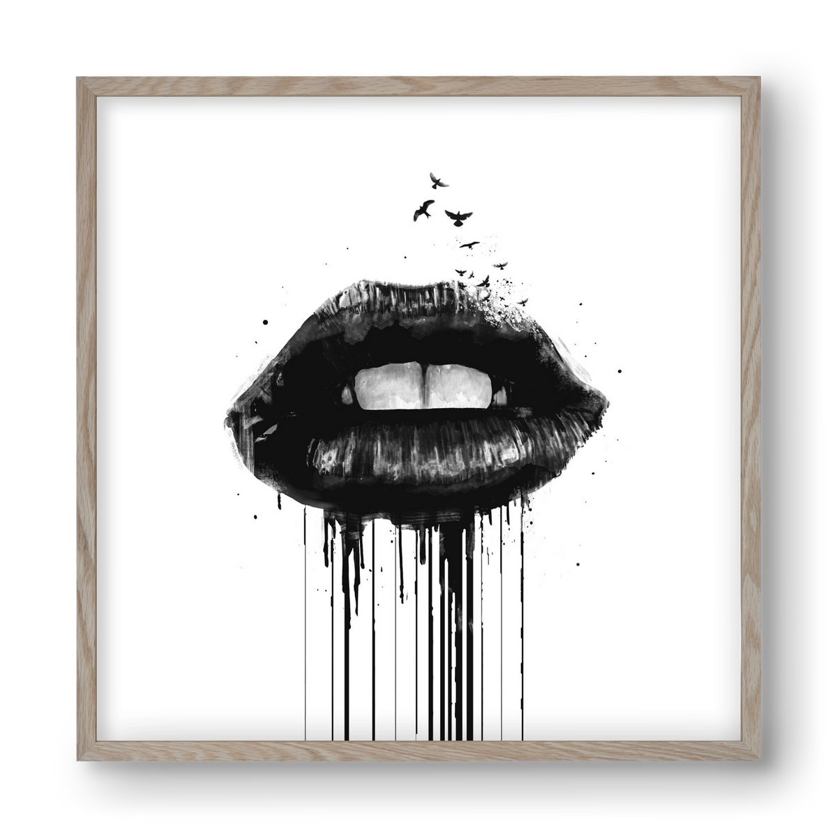 Dead love, 40x40 cm (40x40 cm), Tölgy keret