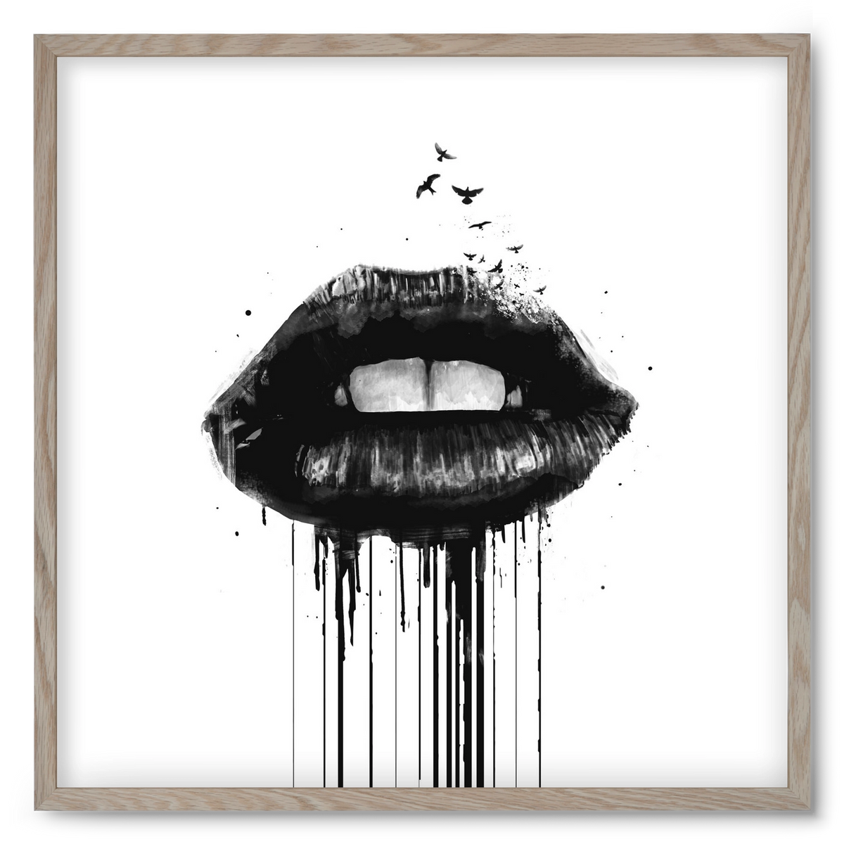 Dead love, 50x50 cm (50x50 cm), Tölgy keret