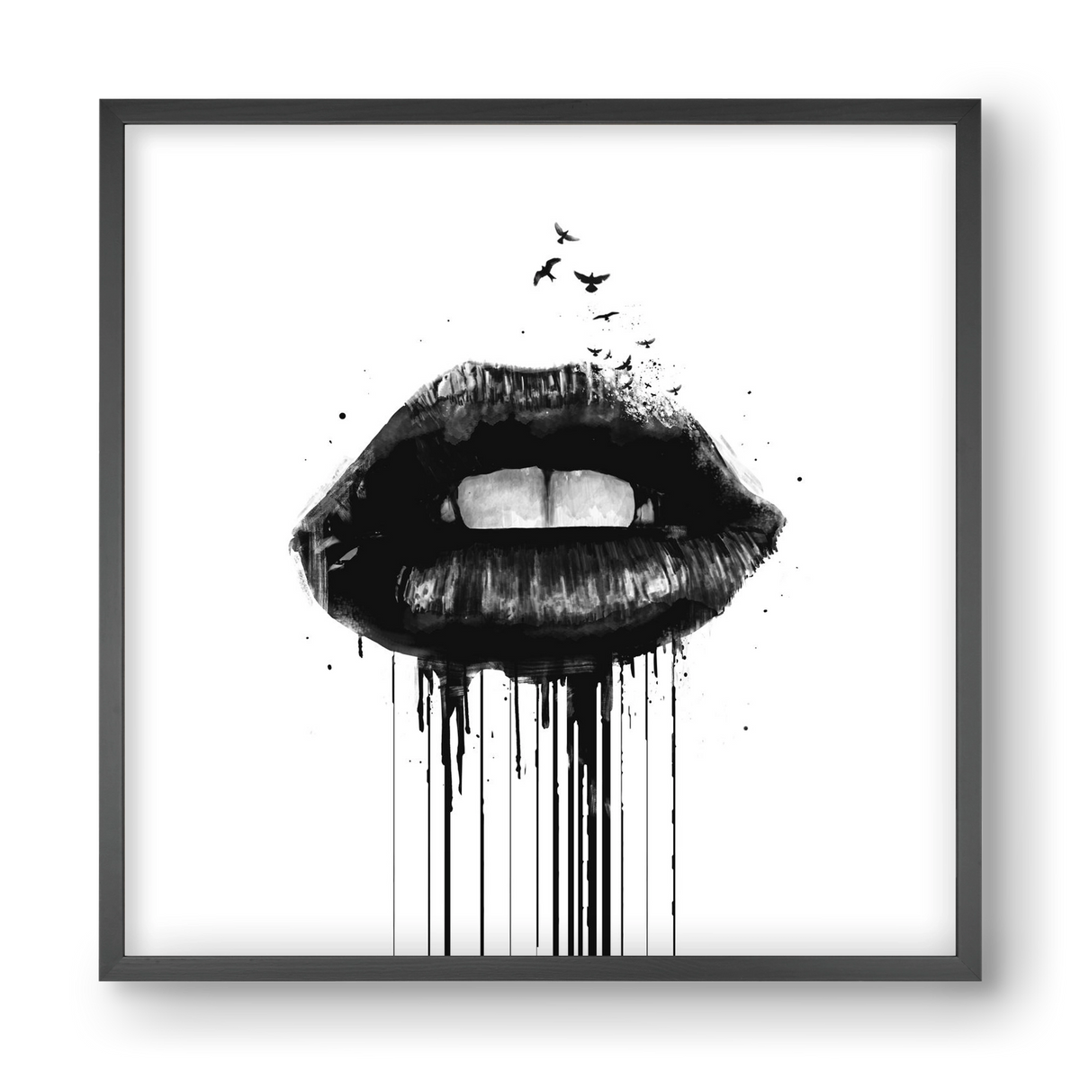 Dead love, 40x40 cm (40x40 cm), Fekete keret