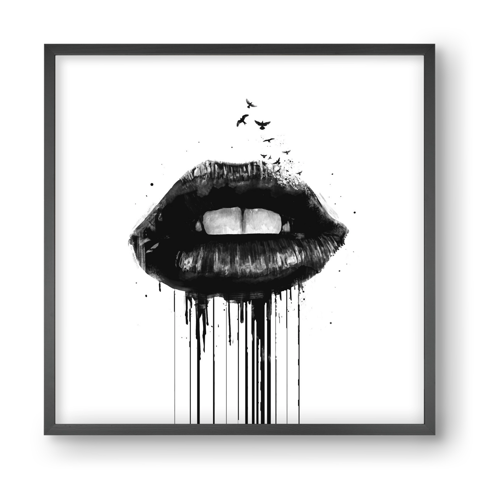 Dead love, 40x40 cm (40x40 cm), Fekete keret