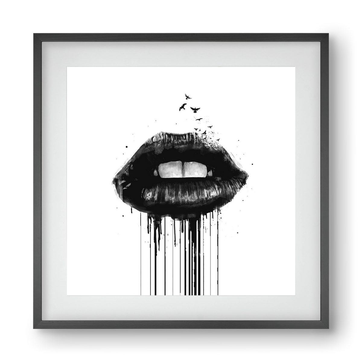 Dead love, 40x40 cm (30x30 cm), Fekete keret, paszpartuval