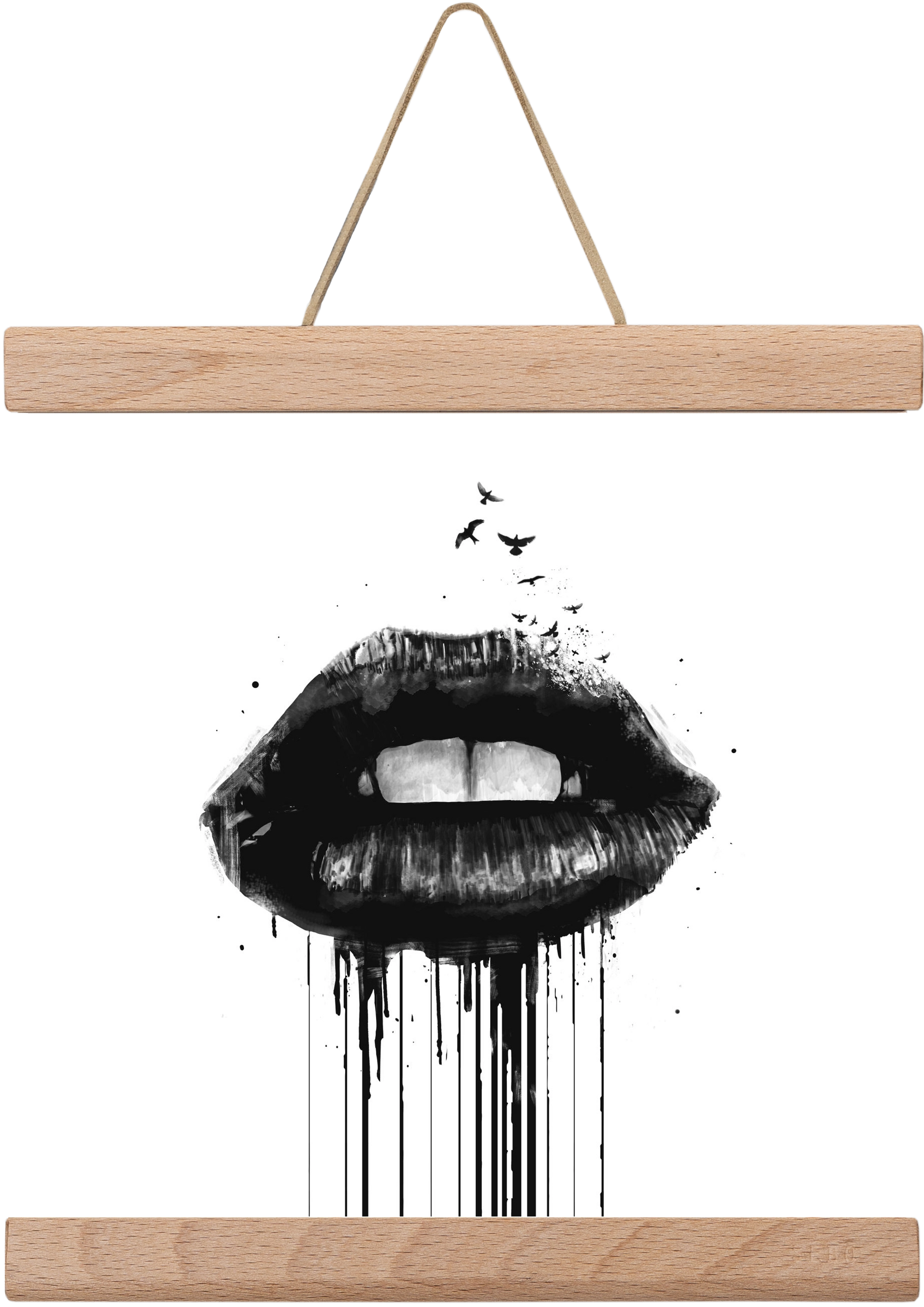 Dead love, 20x20 cm (20x20 cm), Tölgy akasztó