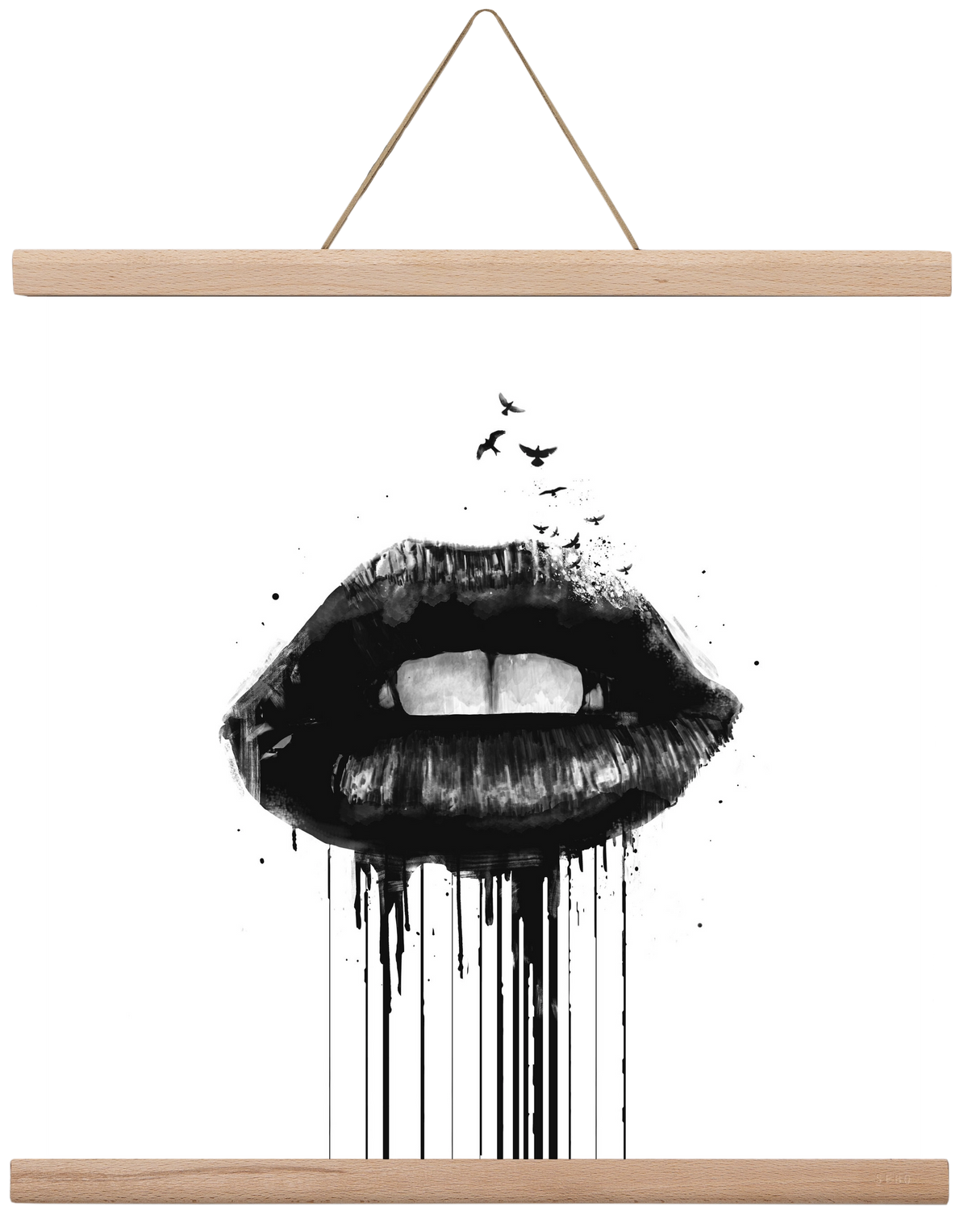 Dead love, 40x40 cm (40x40 cm), Tölgy akasztó