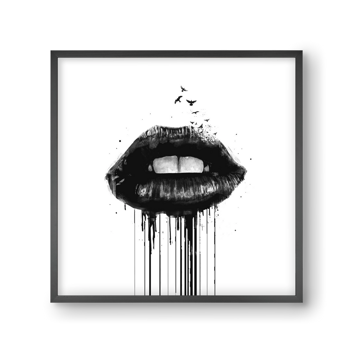 Dead love, 30x30 cm (30x30 cm), Fekete keret