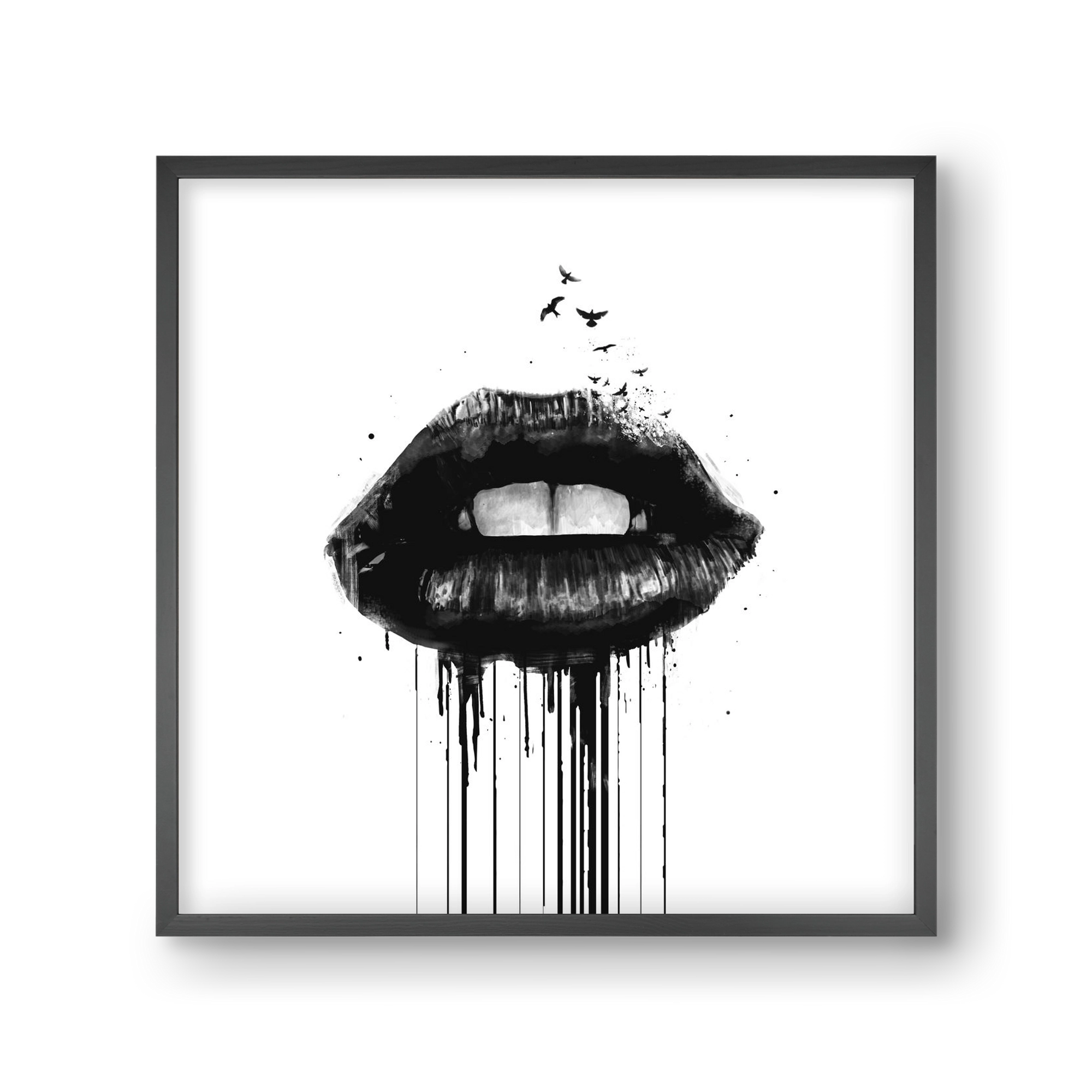 Dead love, 30x30 cm (30x30 cm), Fekete keret