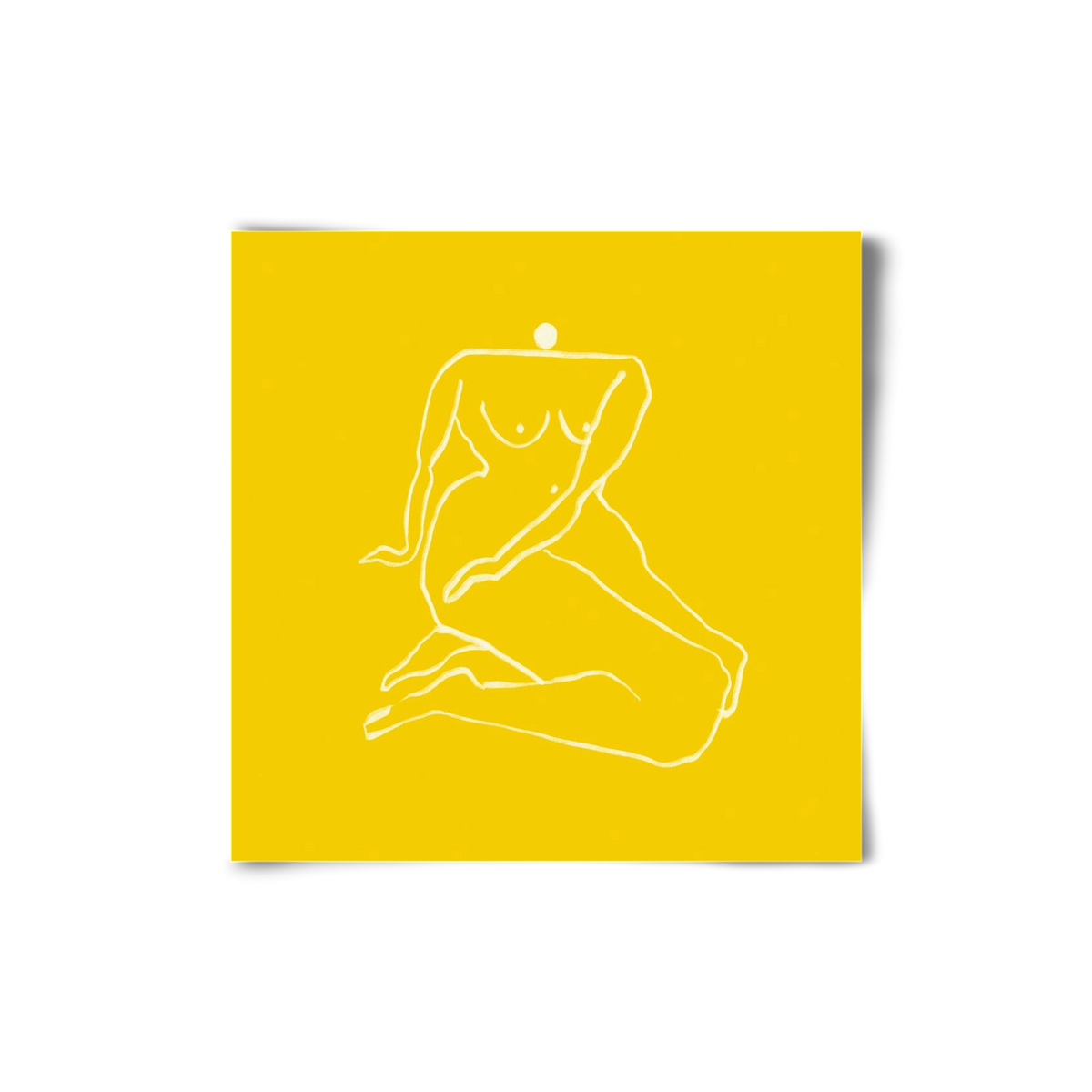 Sunny woman, 20x20 cm, Keret nélkül