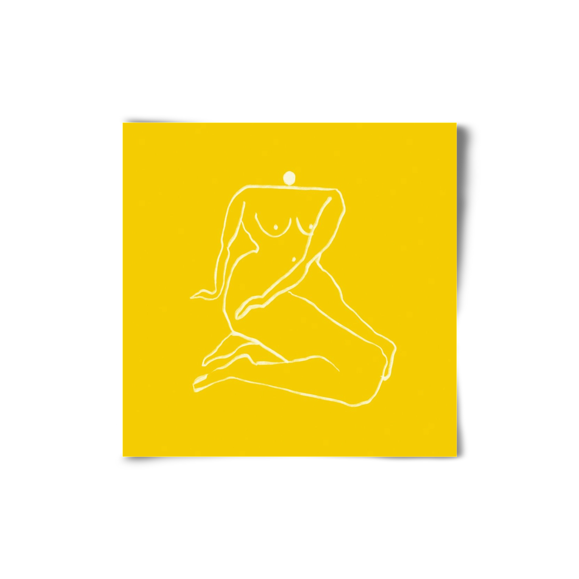 Sunny woman, 20x20 cm, Keret nélkül