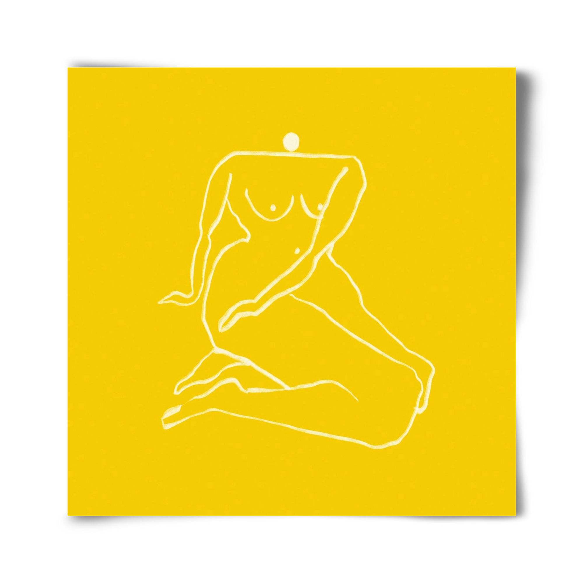 Sunny woman, 40x40 cm, Keret nélkül