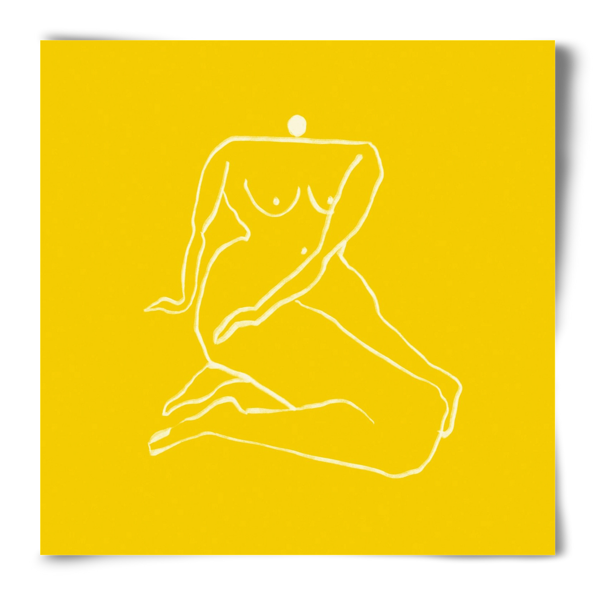 Sunny woman, 50x50 cm, Keret nélkül