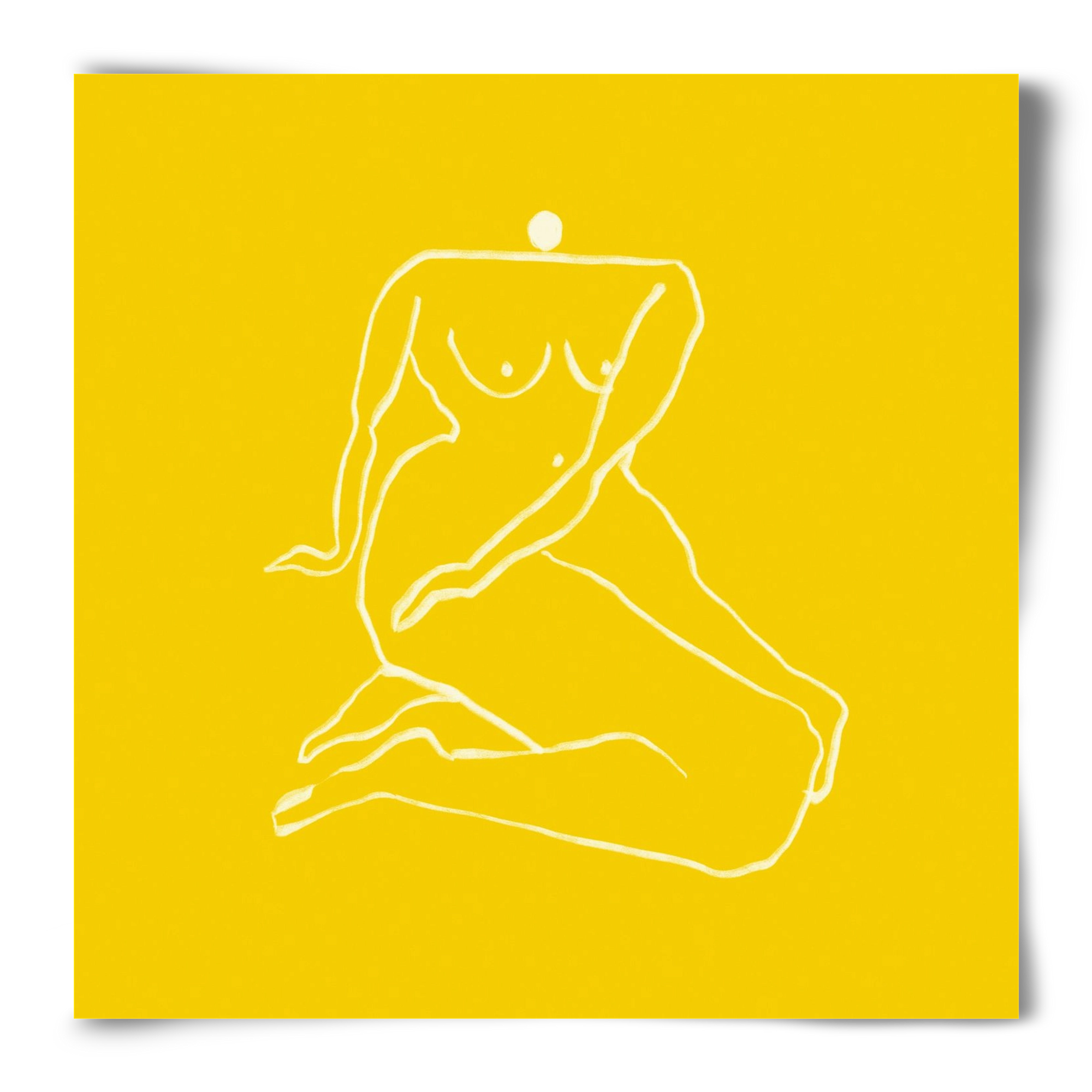 Sunny woman, 50x50 cm, Keret nélkül