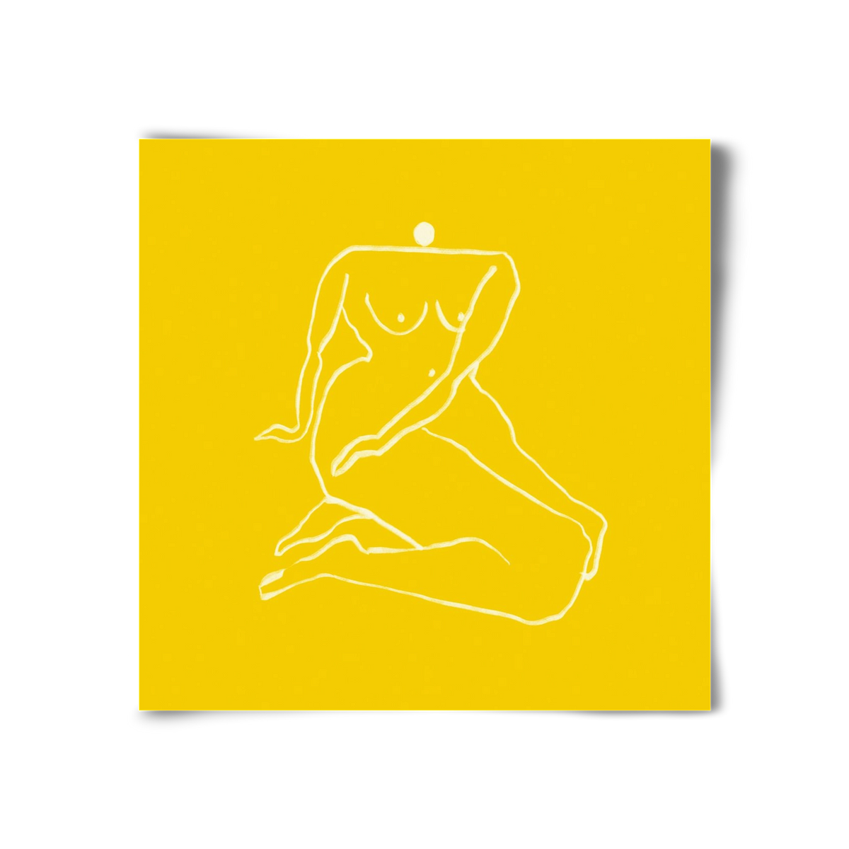 Sunny woman, 30x30 cm, Keret nélkül