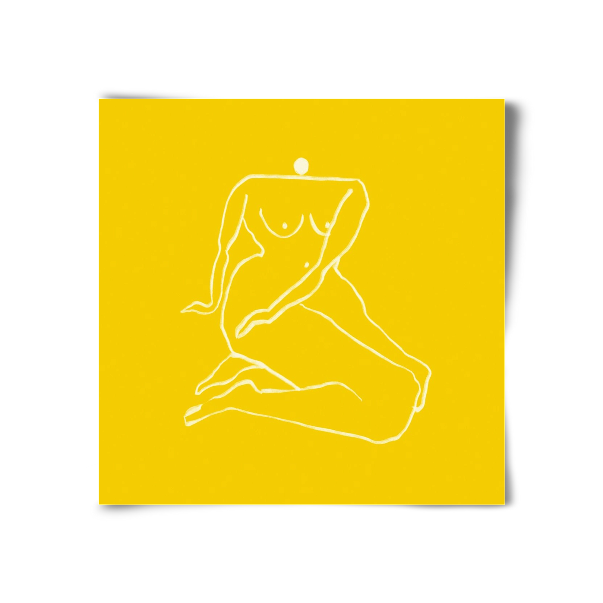 Sunny woman, 30x30 cm, Keret nélkül