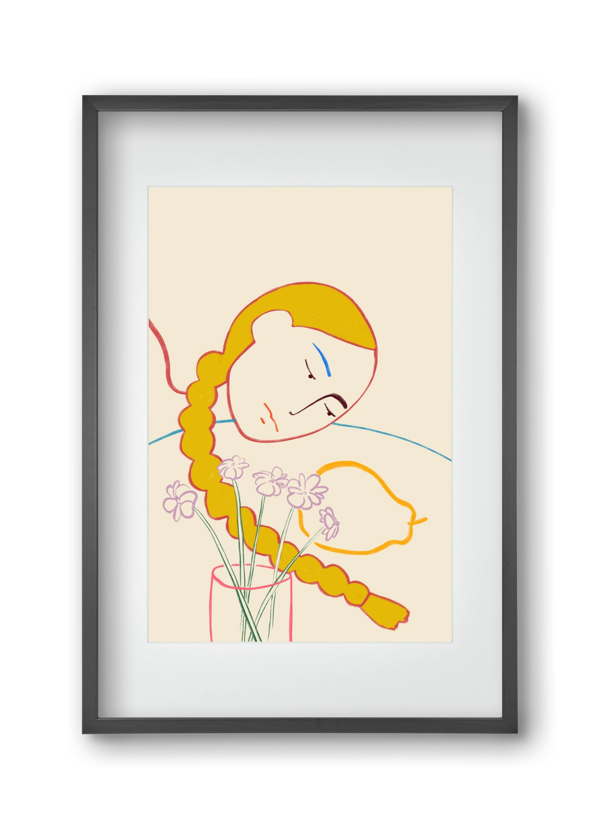 PEAR, 30x45 cm (20x30 cm), Fekete keret, paszpartuval