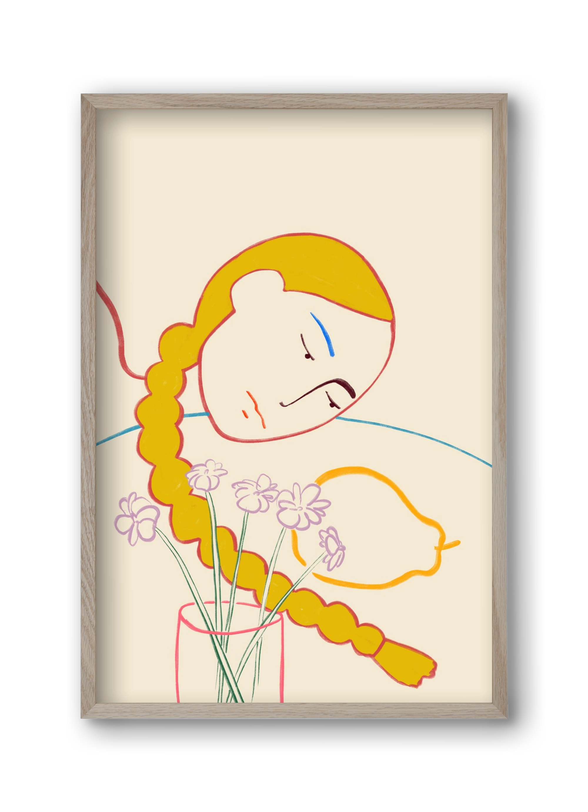 PEAR, 30x45 cm (30x45 cm), Tölgy keret