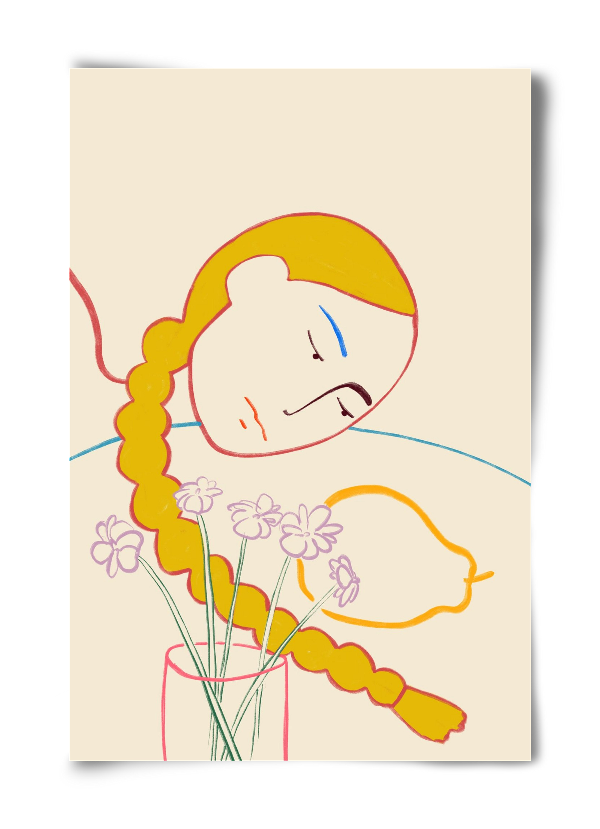 PEAR, 40x60 cm, Keret nélkül