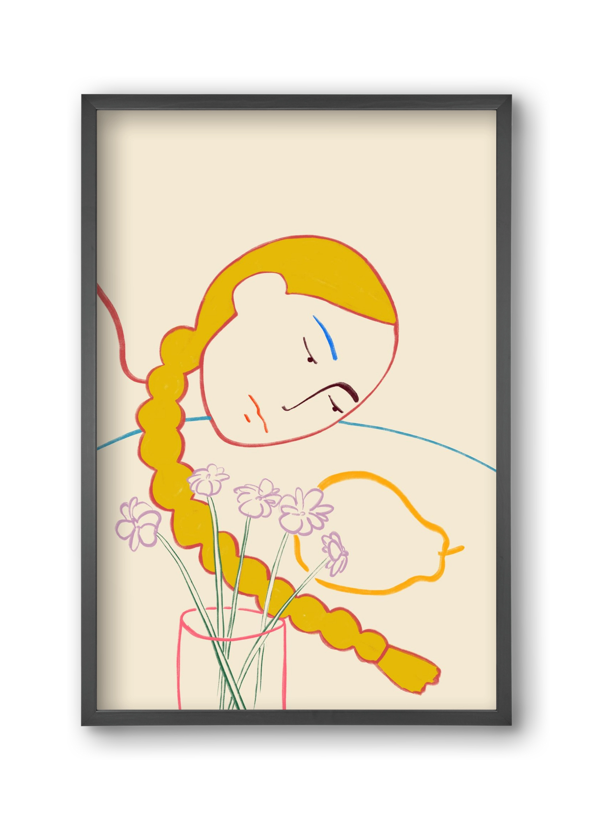 PEAR, 30x45 cm (30x45 cm), Fekete keret