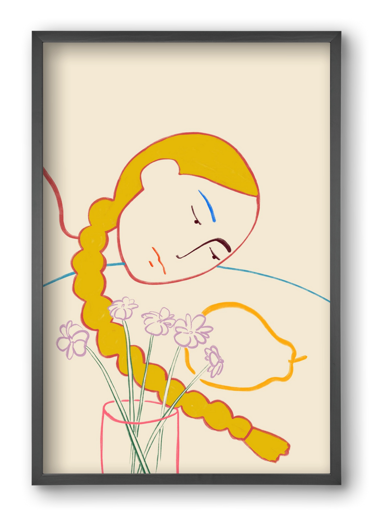 PEAR, 40x60 cm (40x60 cm), Fekete keret