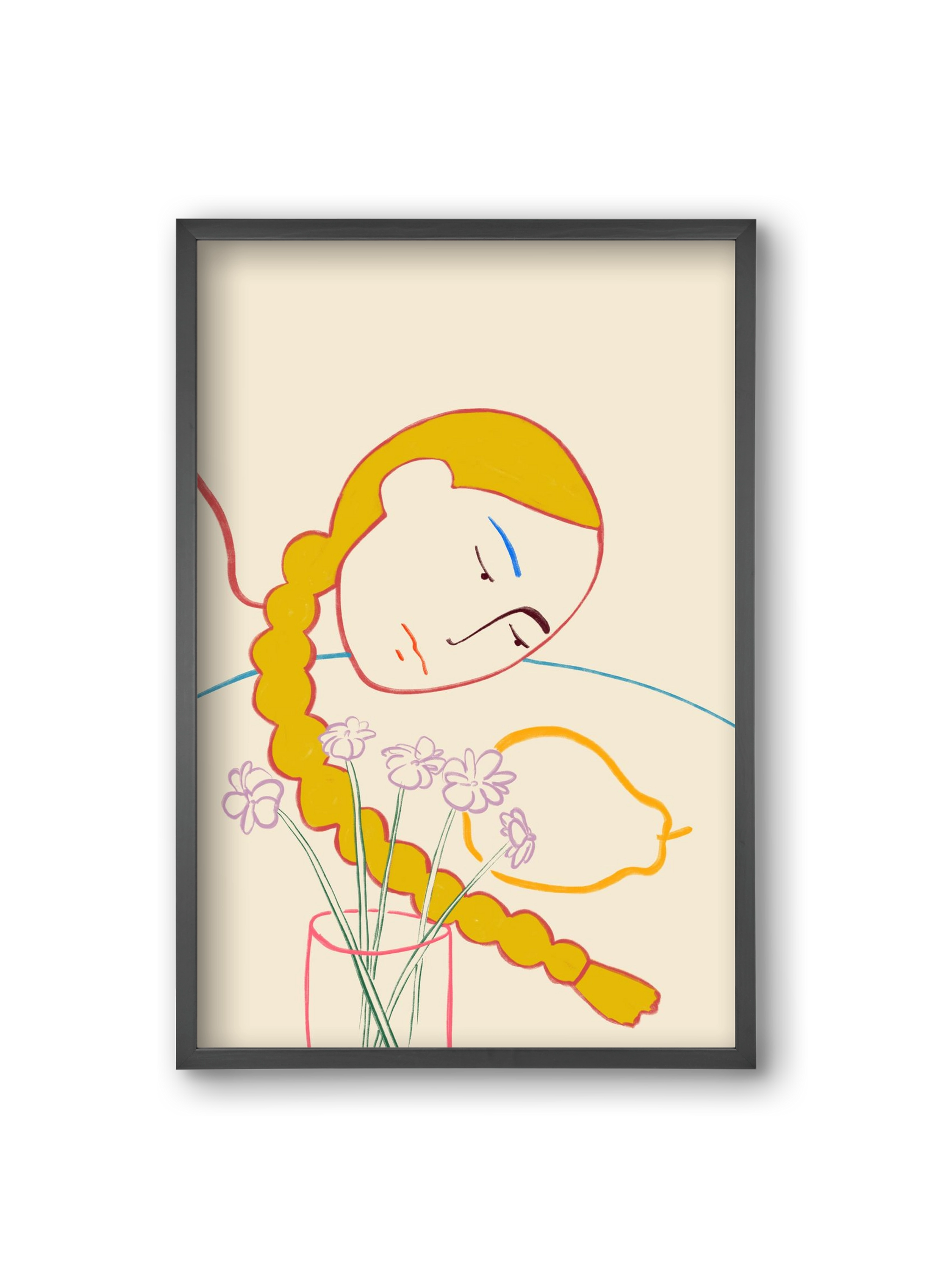 PEAR, 20x30 cm (20x30 cm), Fekete keret