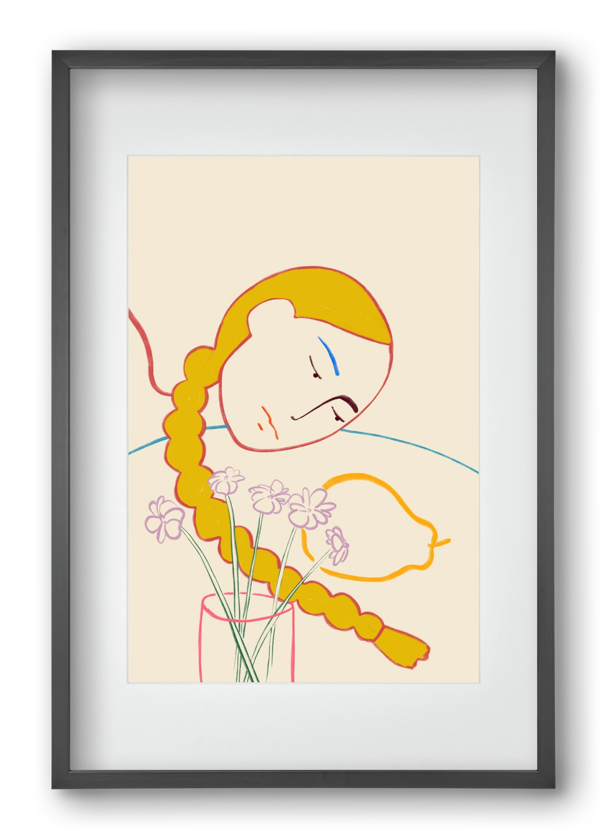 PEAR, 40x60 cm (30x45 cm), Fekete keret, paszpartuval