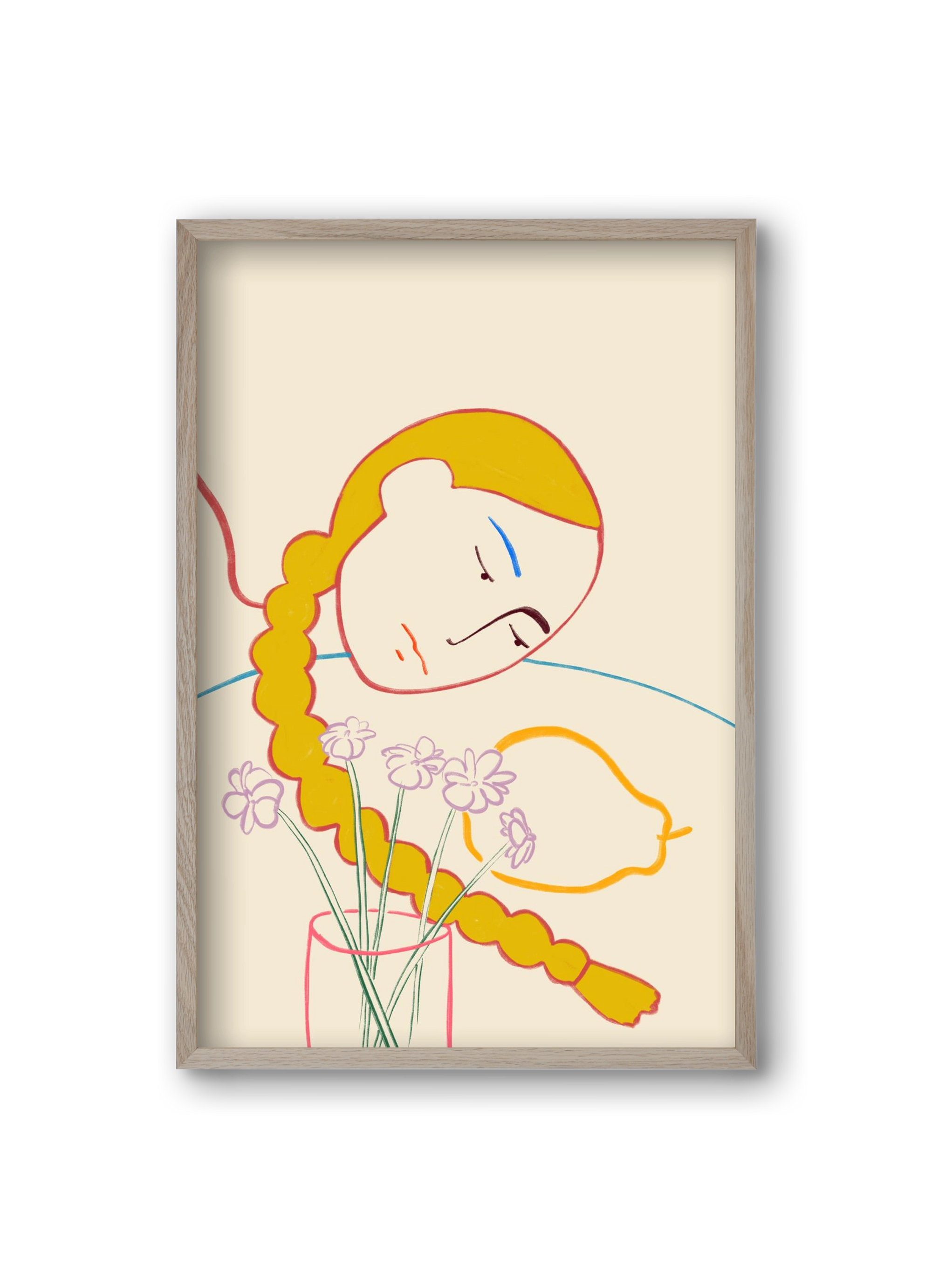 PEAR, 20x30 cm (20x30 cm), Tölgy keret