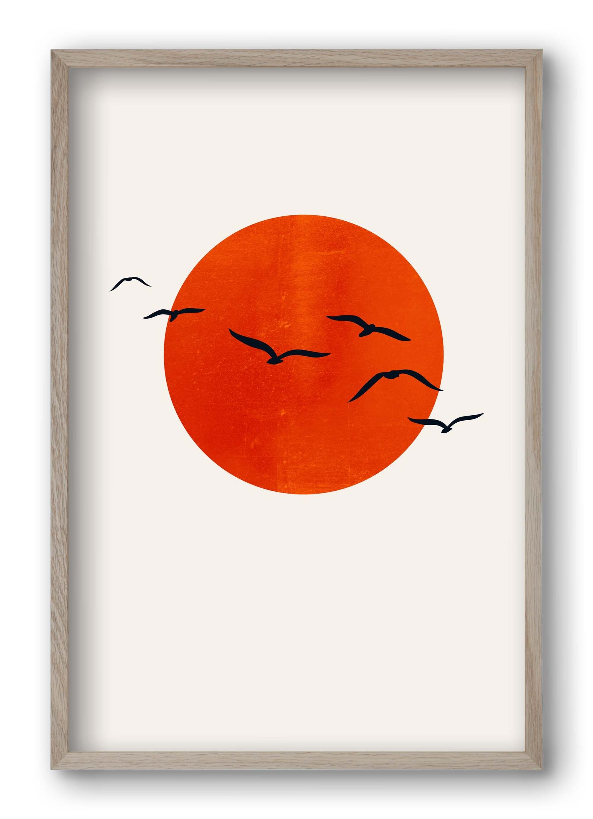 A sunny day, 40x60 cm (40x60 cm), Tölgy keret