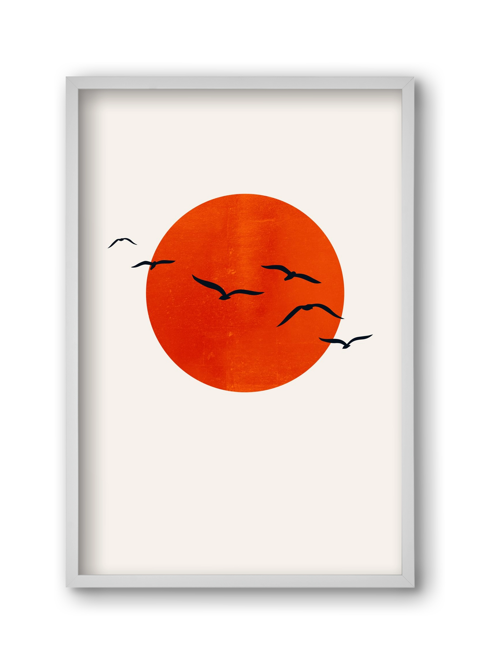 A sunny day, 30x45 cm (30x45 cm), Fehér keret