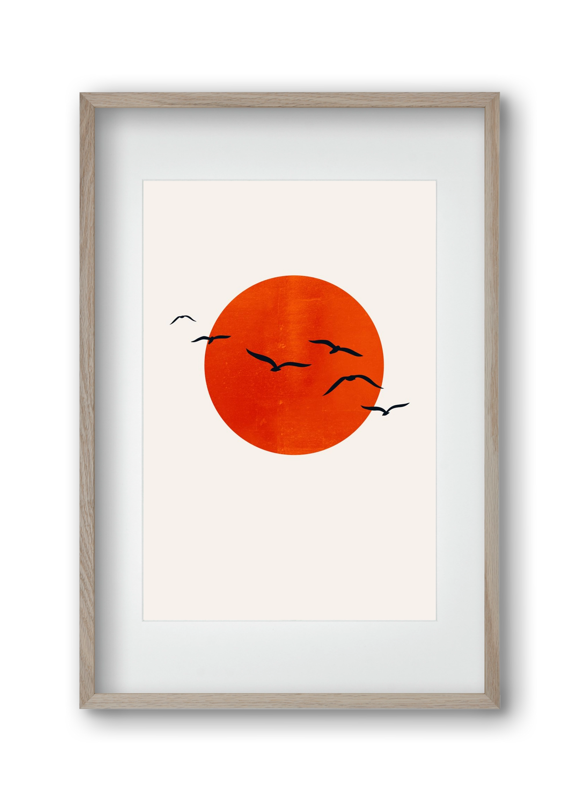 A sunny day, 30x45 cm (20x30 cm), Tölgy keret, paszpartuval