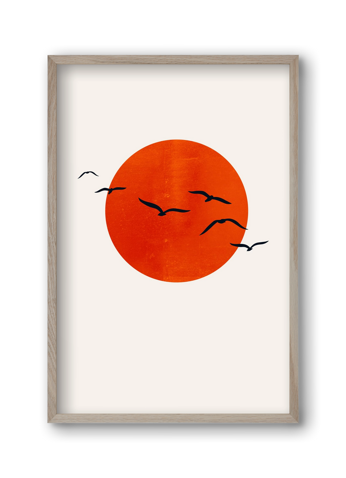 A sunny day, 30x45 cm (30x45 cm), Tölgy keret