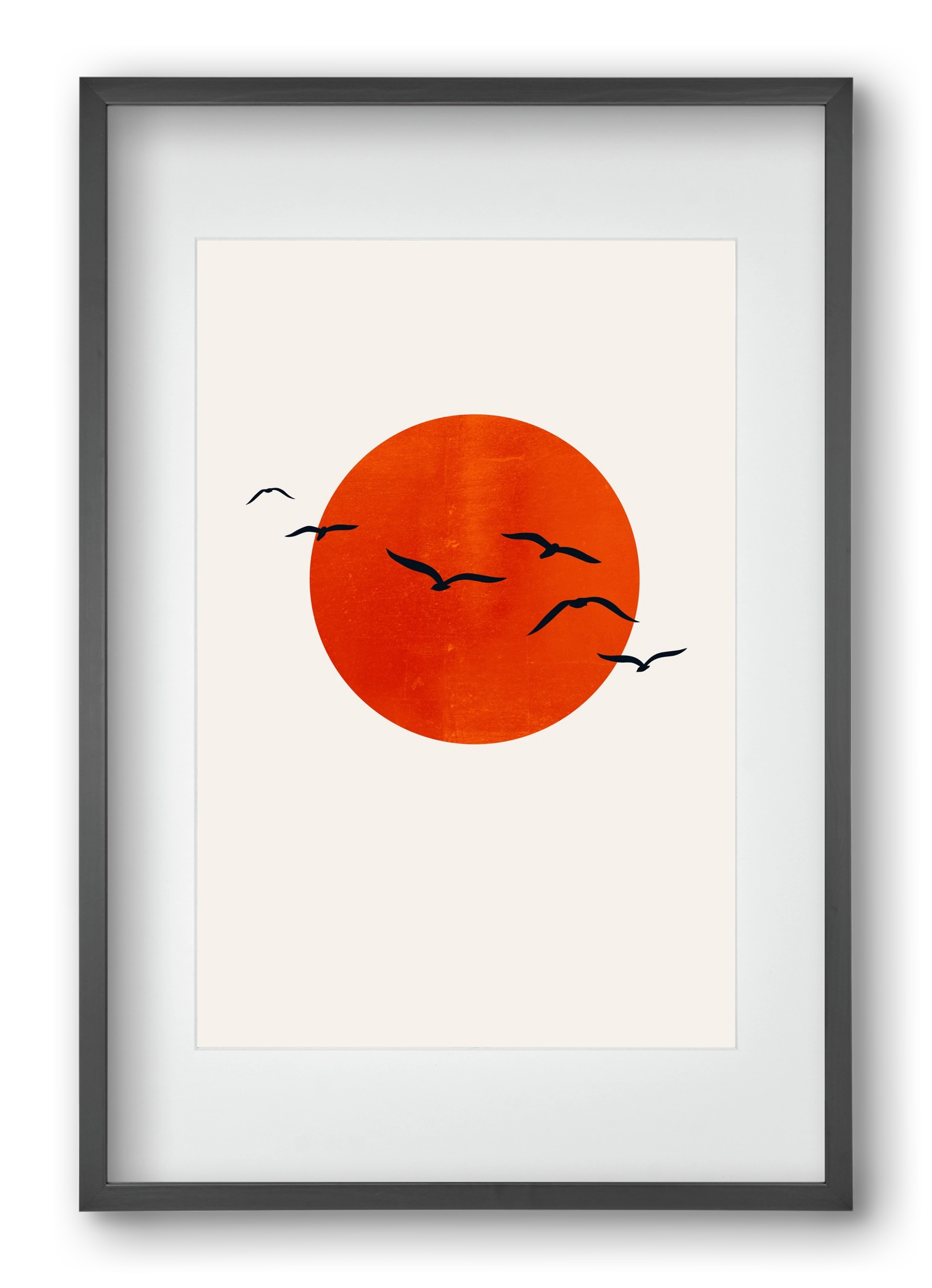 A sunny day, 40x60 cm (30x45 cm), Fekete keret, paszpartuval