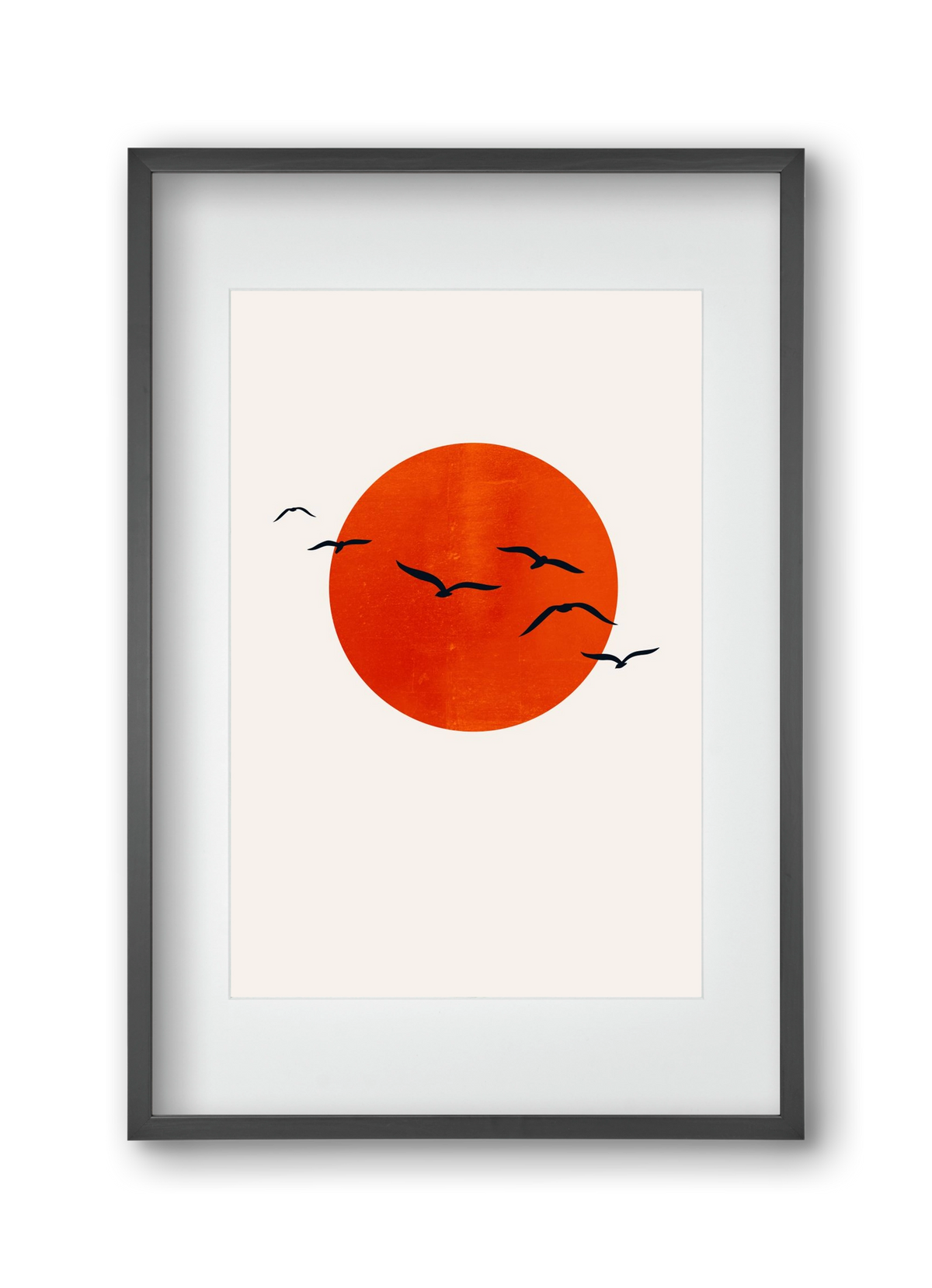 A sunny day, 30x45 cm (20x30 cm), Fekete keret, paszpartuval