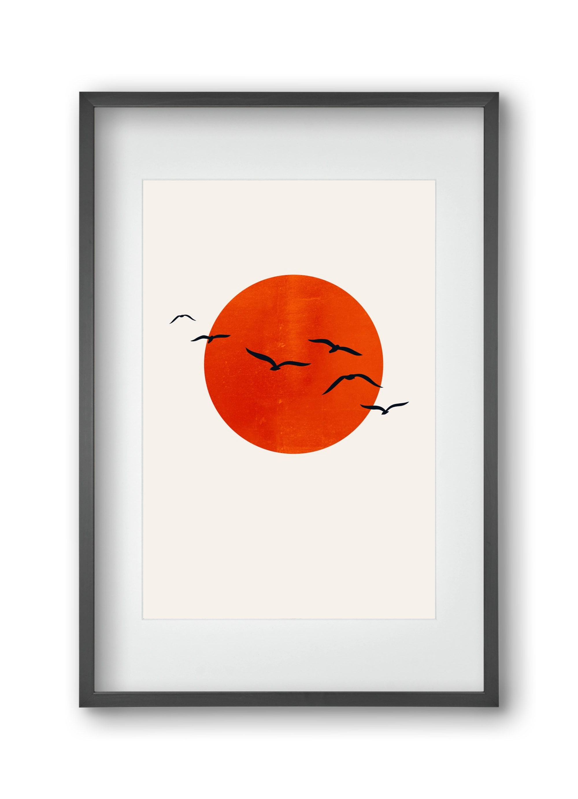 A sunny day, 30x45 cm (20x30 cm), Fekete keret, paszpartuval