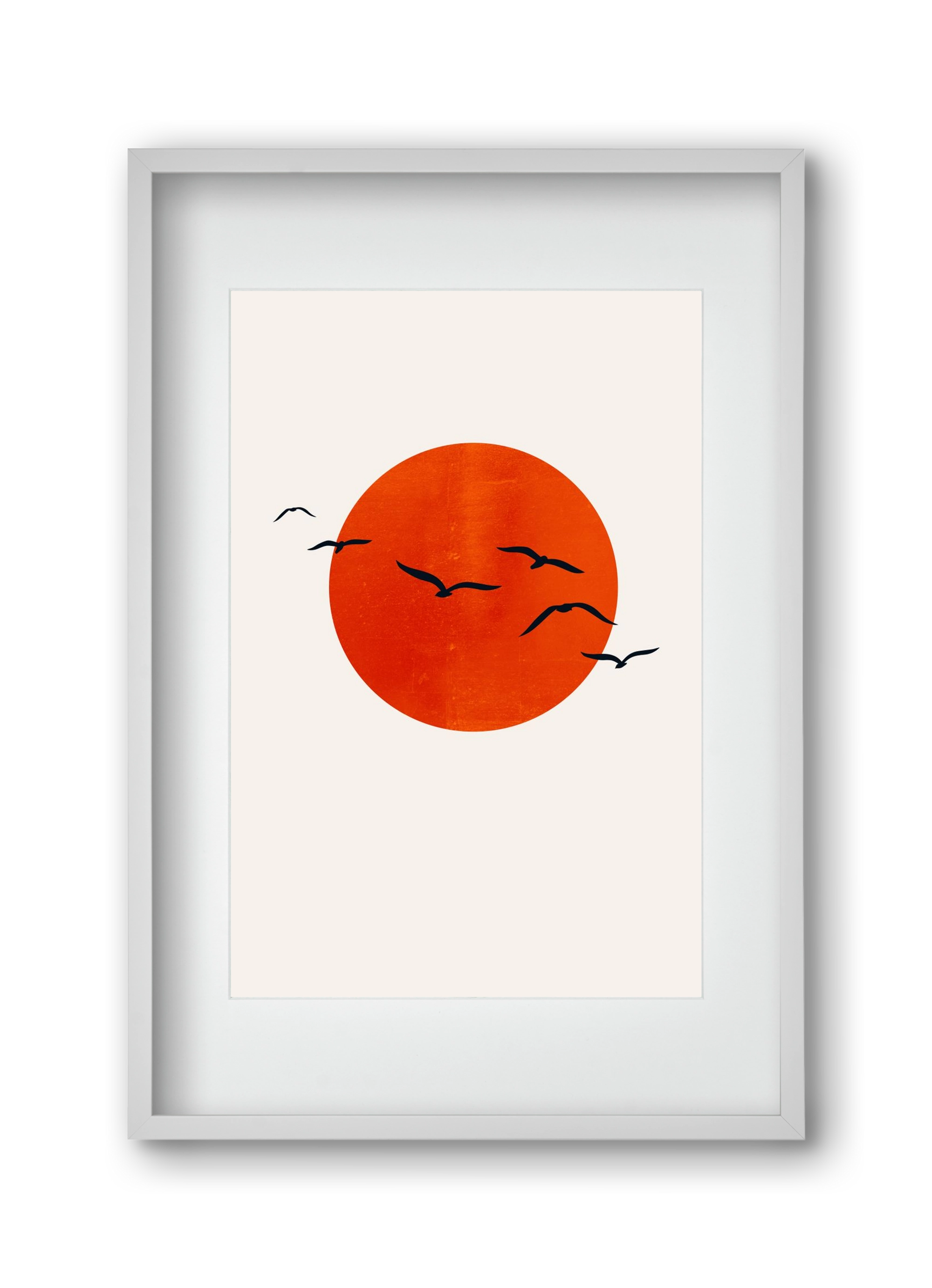 A sunny day, 30x45 cm (20x30 cm), Fehér keret, paszpartuval