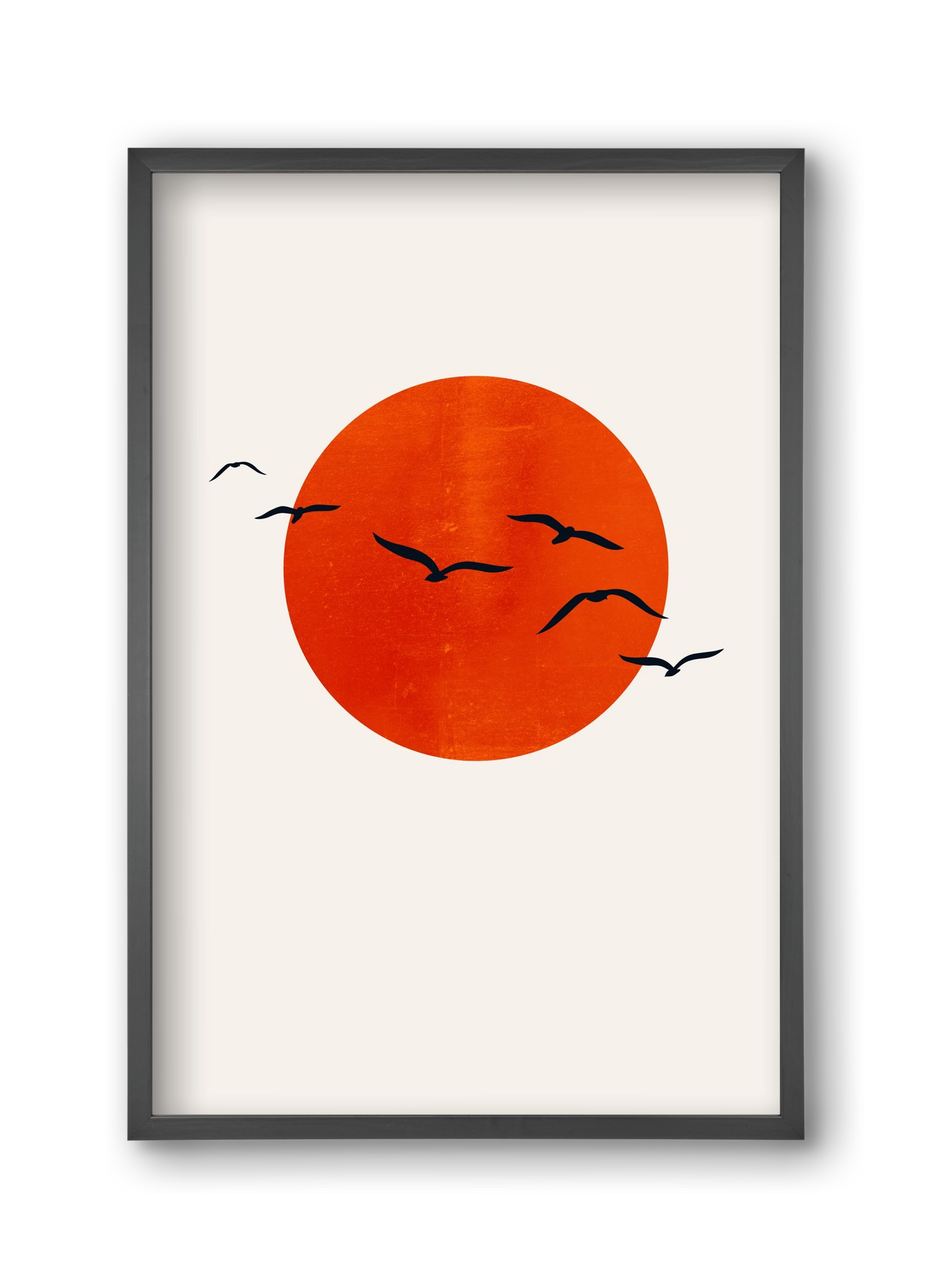 A sunny day, 30x45 cm (30x45 cm), Fekete keret