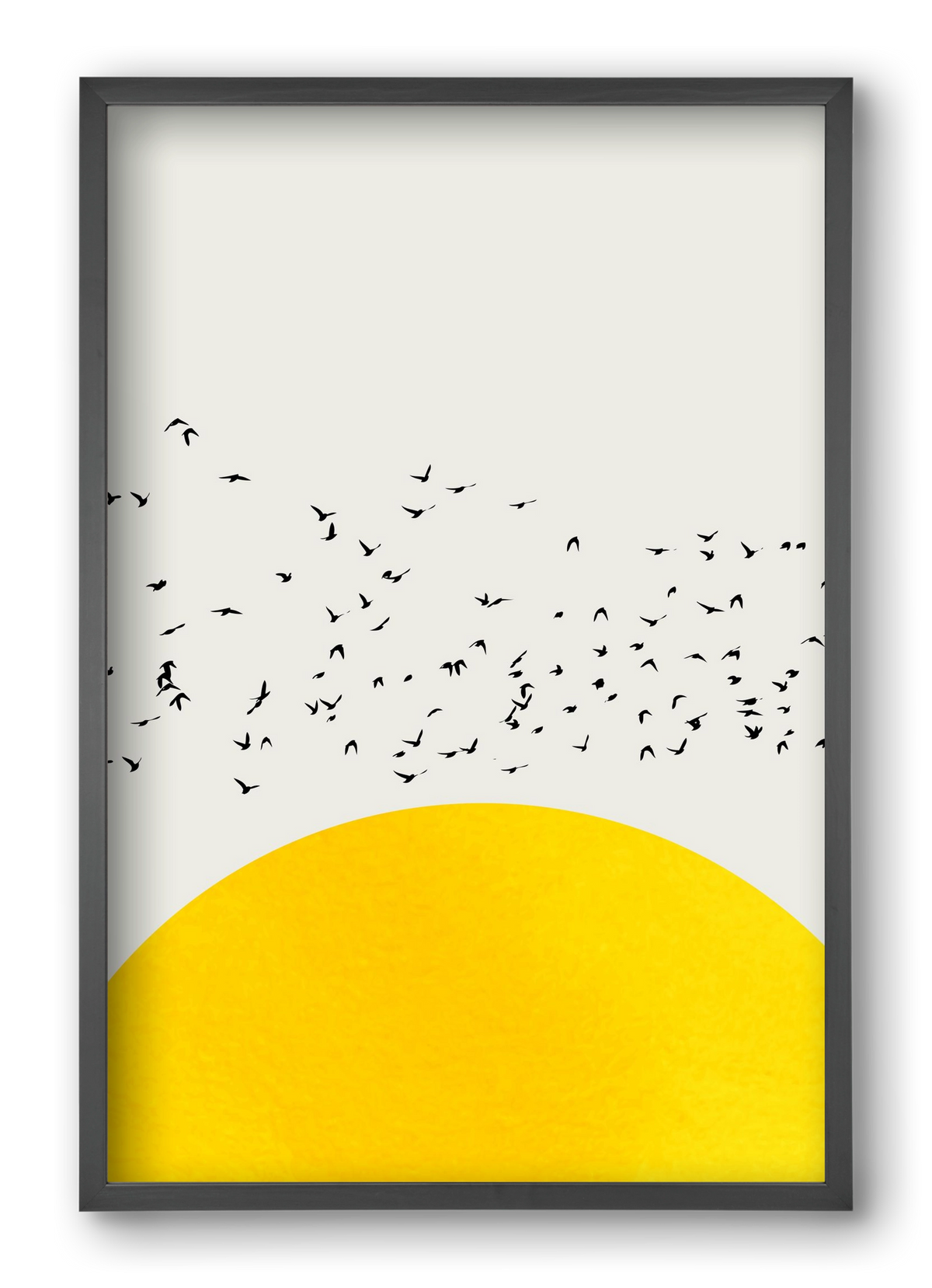 A thousands birds, 40x60 cm (40x60 cm), Fekete keret