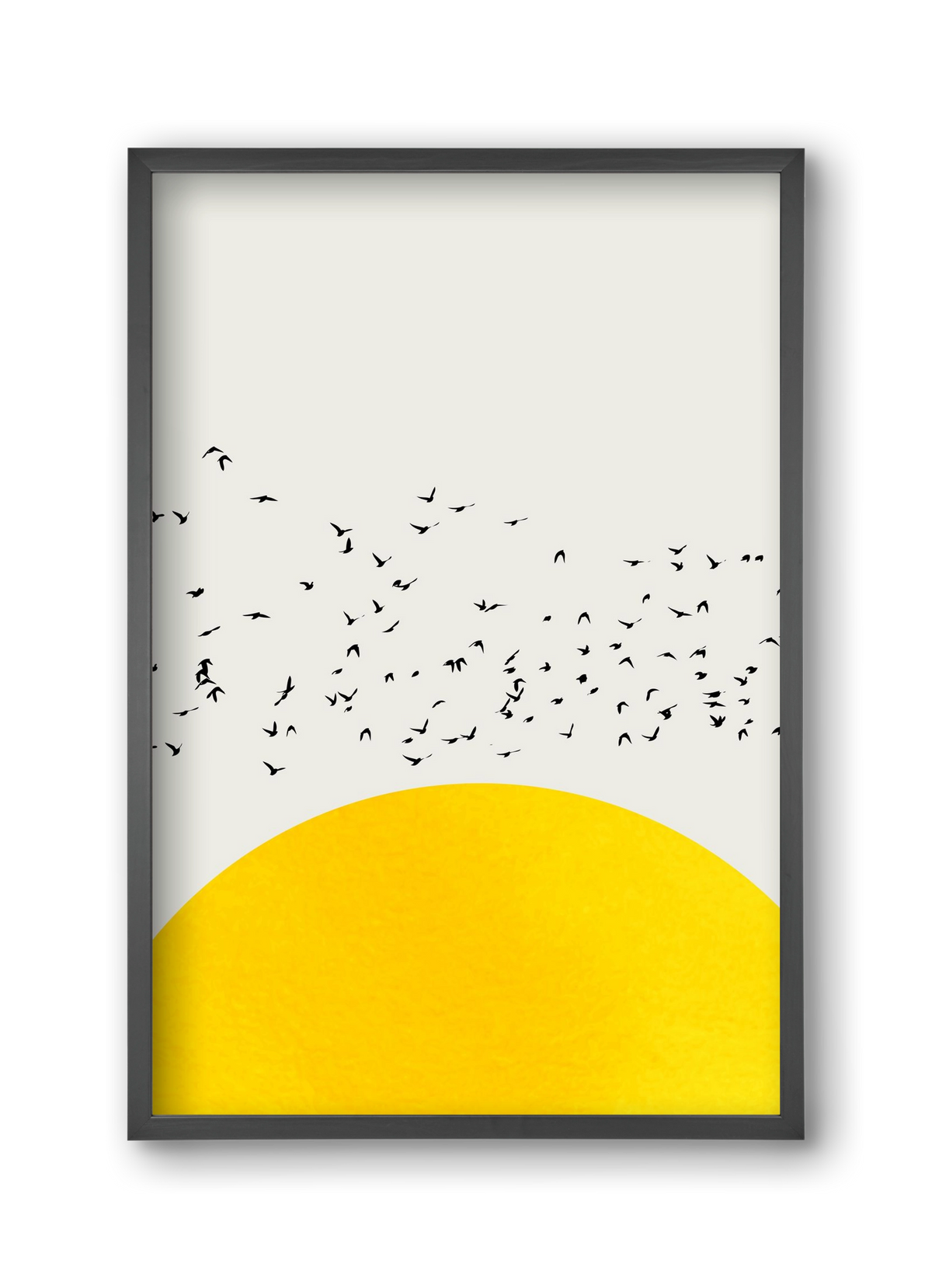 A thousands birds, 30x45 cm (30x45 cm), Fekete keret