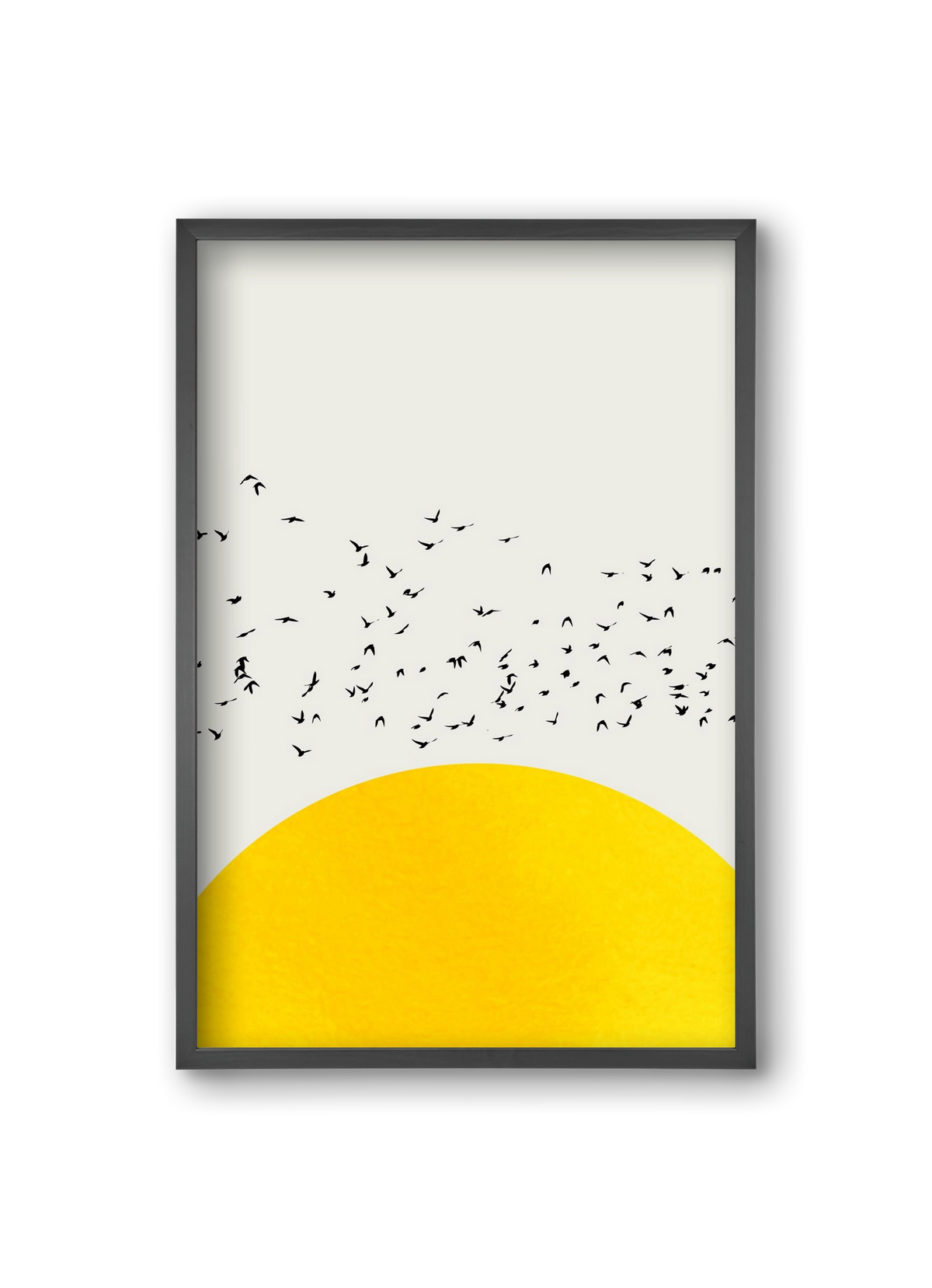 A thousands birds, 20x30 cm (20x30 cm), Fekete keret